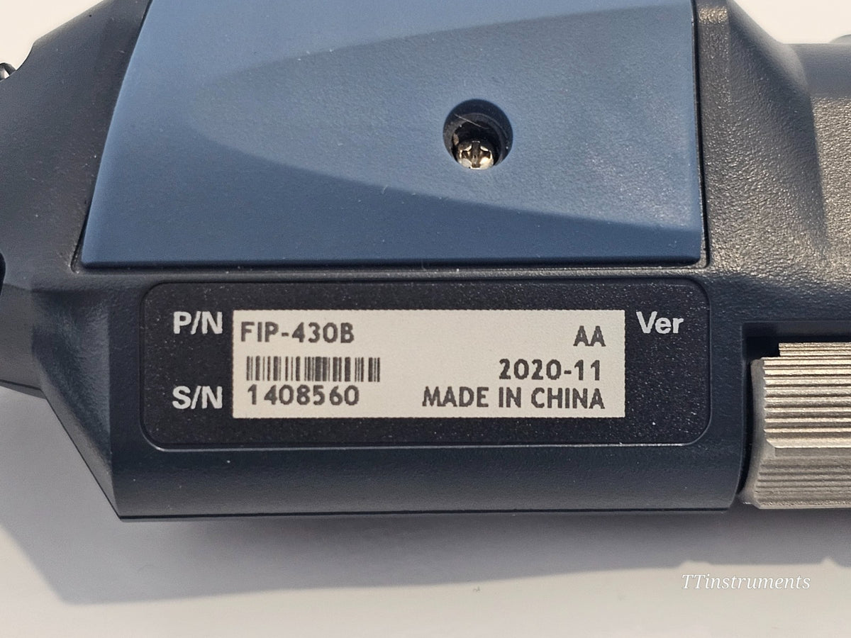 EXFO FIP-430B used fibre inspection probe showing cosmetic condition and label