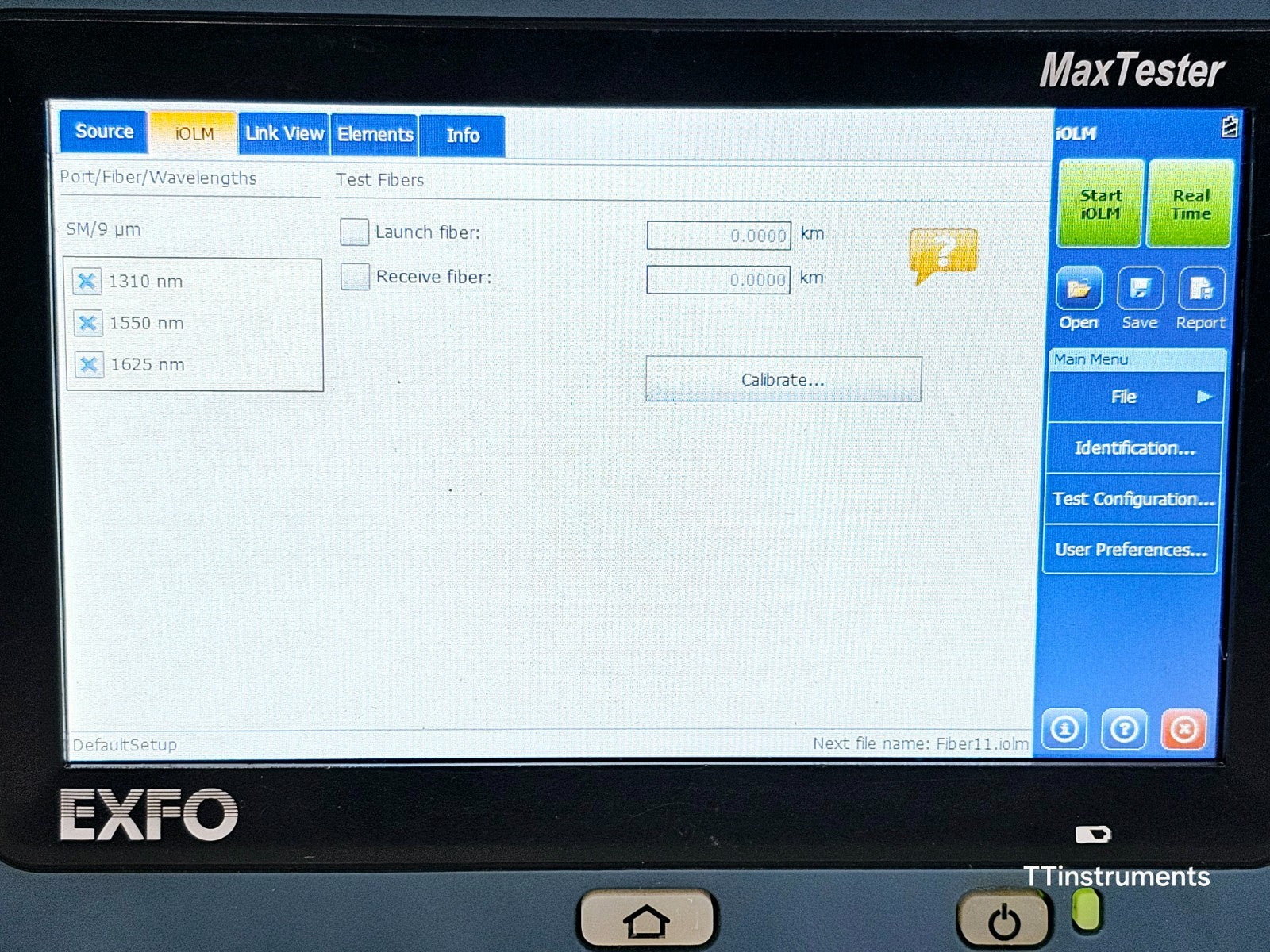 Calibrated EXFO MAX-730C-SM3 iOLM IADV MaxTester 1310/1550/1625 nm FTTx/PON12