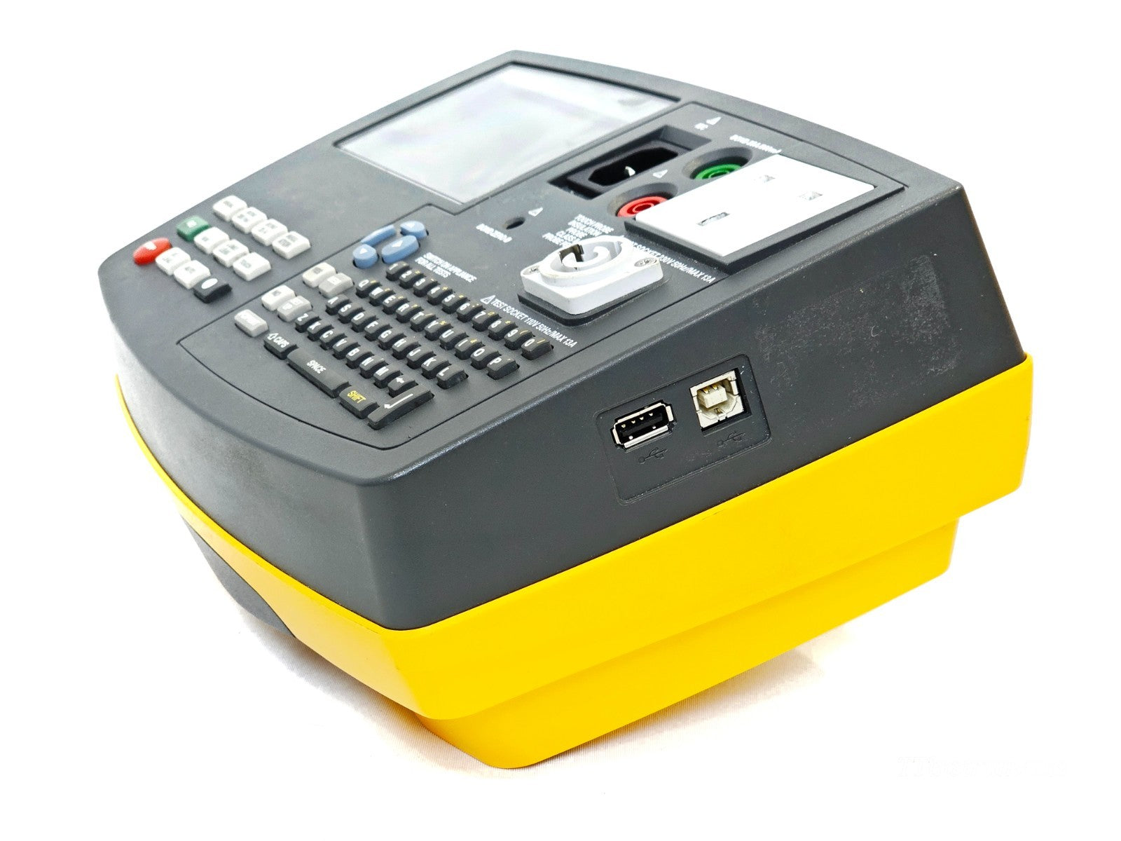 Fluke 6500-2 used PAT tester rear panel view electrical test equipment