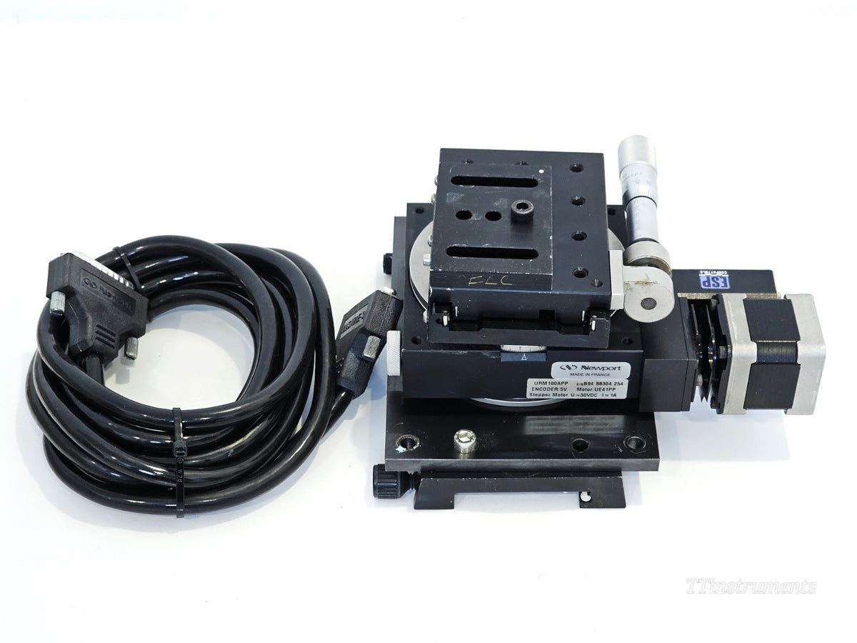 Newport ESP301 used motion controller label and serial number detail