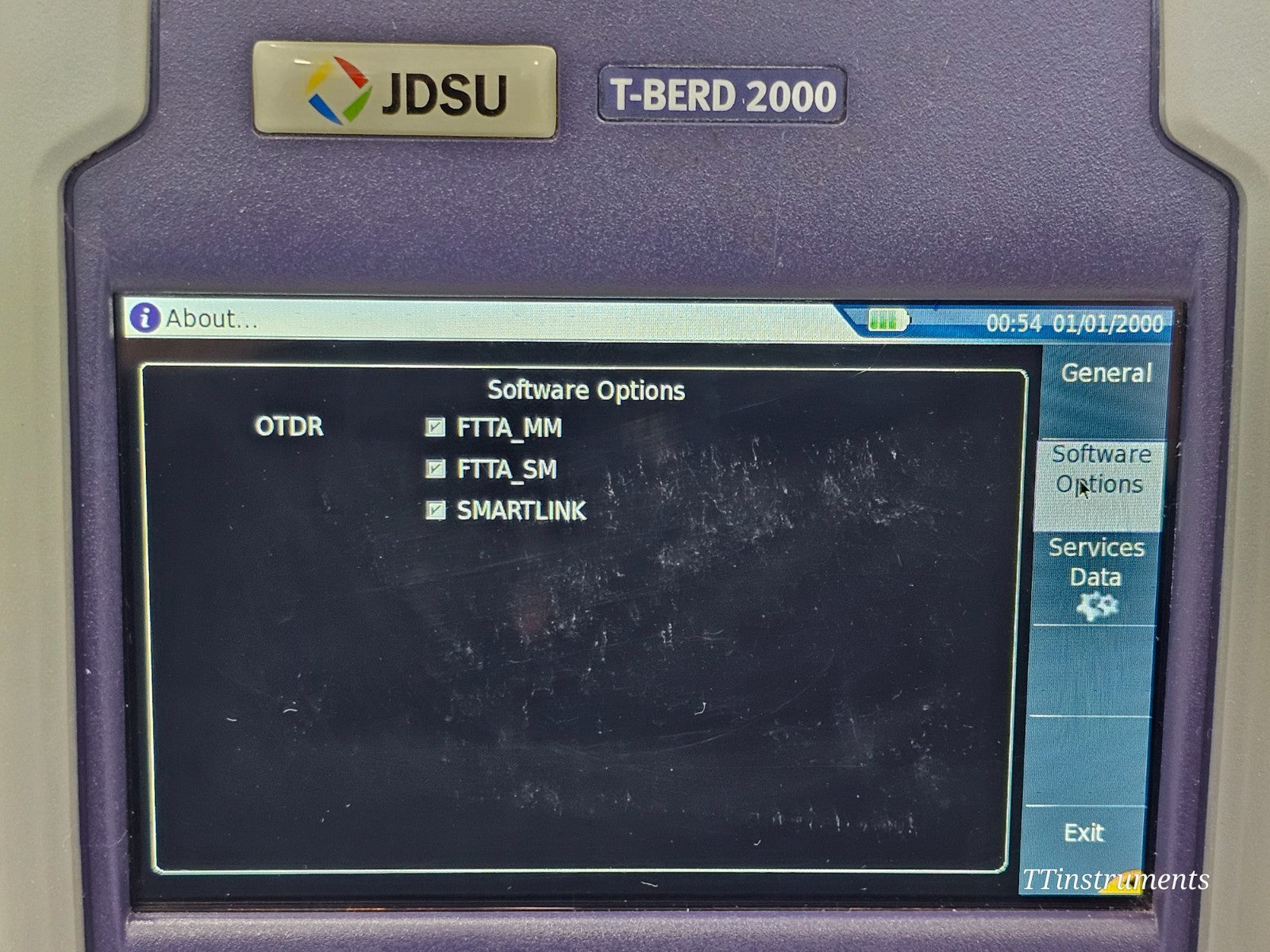 JDSU T-BERD 2000 + 4146 QUAD OTDR SM MM 850/1300 1310/1550 + P5000i Scope +MP-60