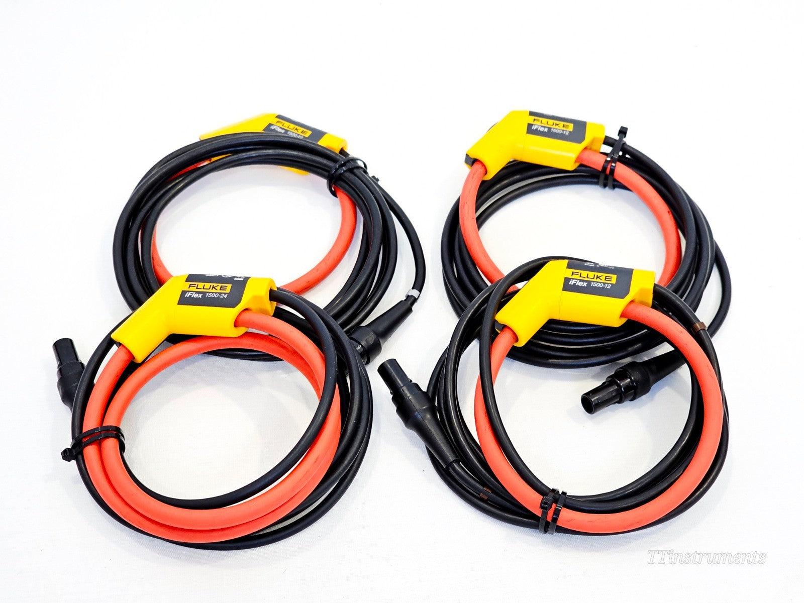 Fluke 1736 used power quality analyser tilted stand and rubber bumper detail