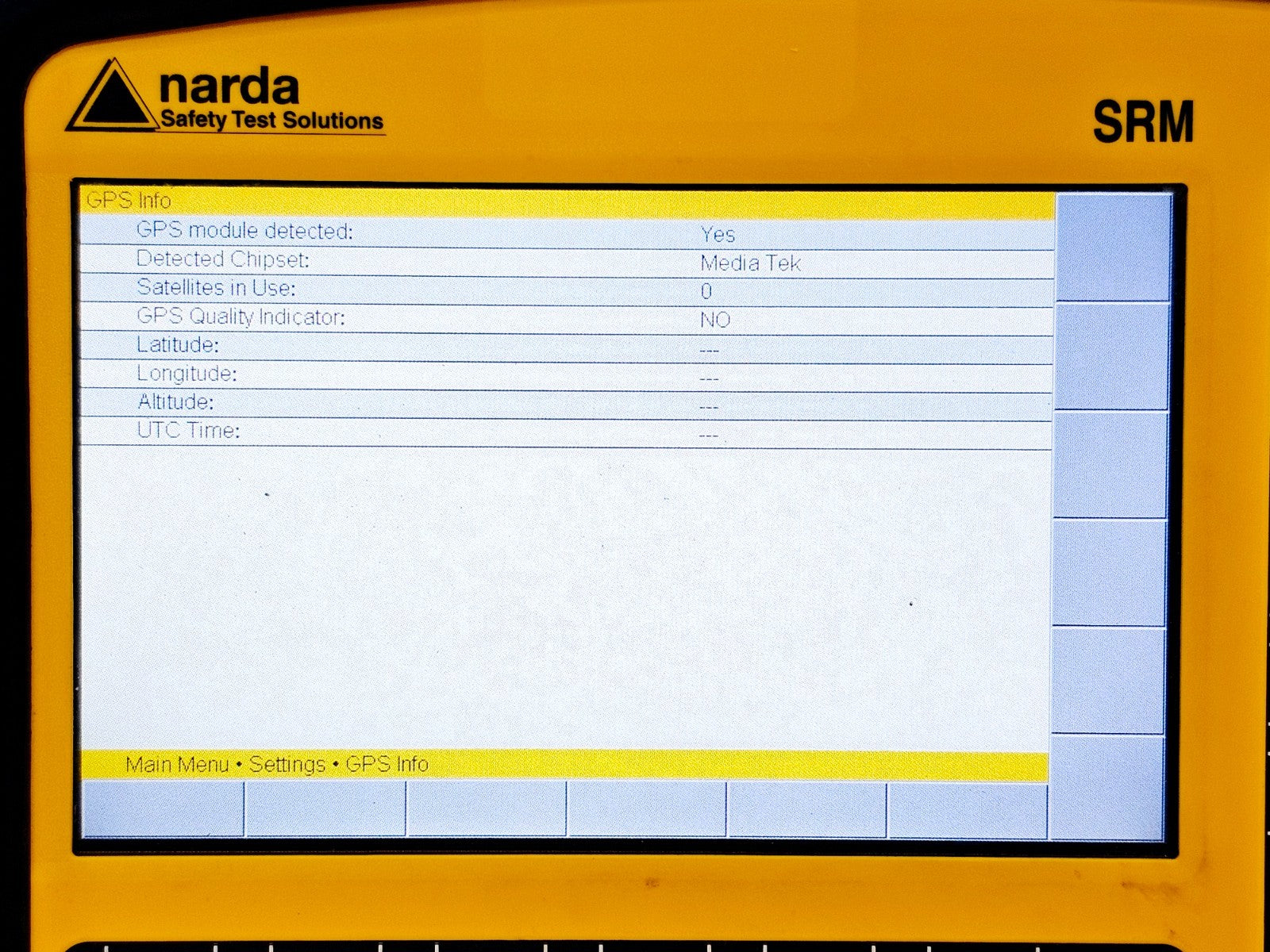 Narda SRM-3006 used EMF meter included accessories and cables