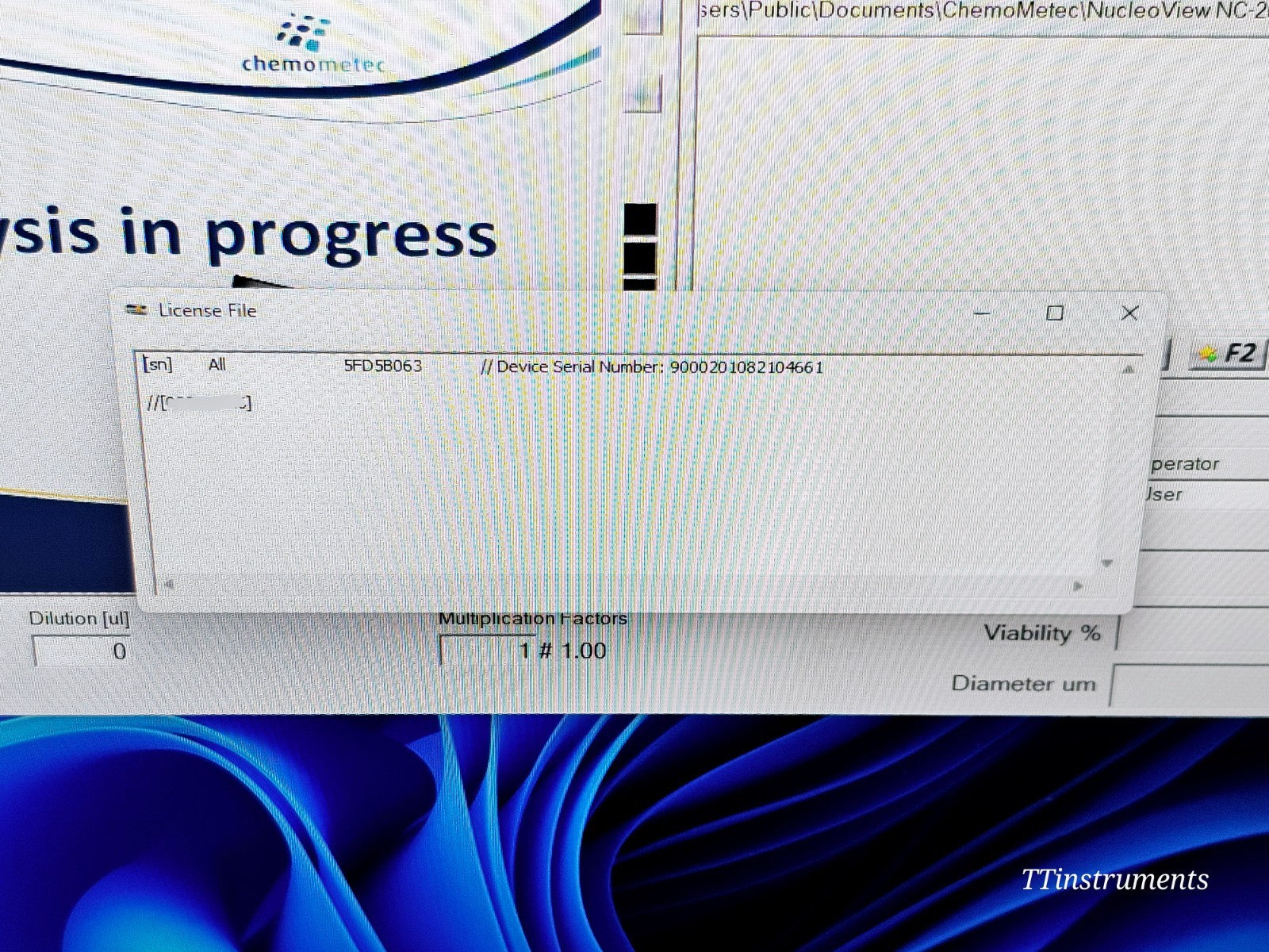 Chemometec A/S NucleoCounter NC-200 P/N: 900-0201 With PC and Licensed Software