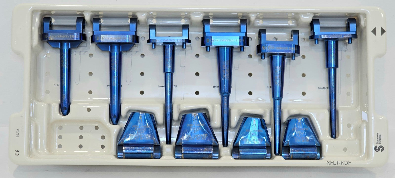 Stryker Stanmore METS Modular Distal Femur Trial Implants Set