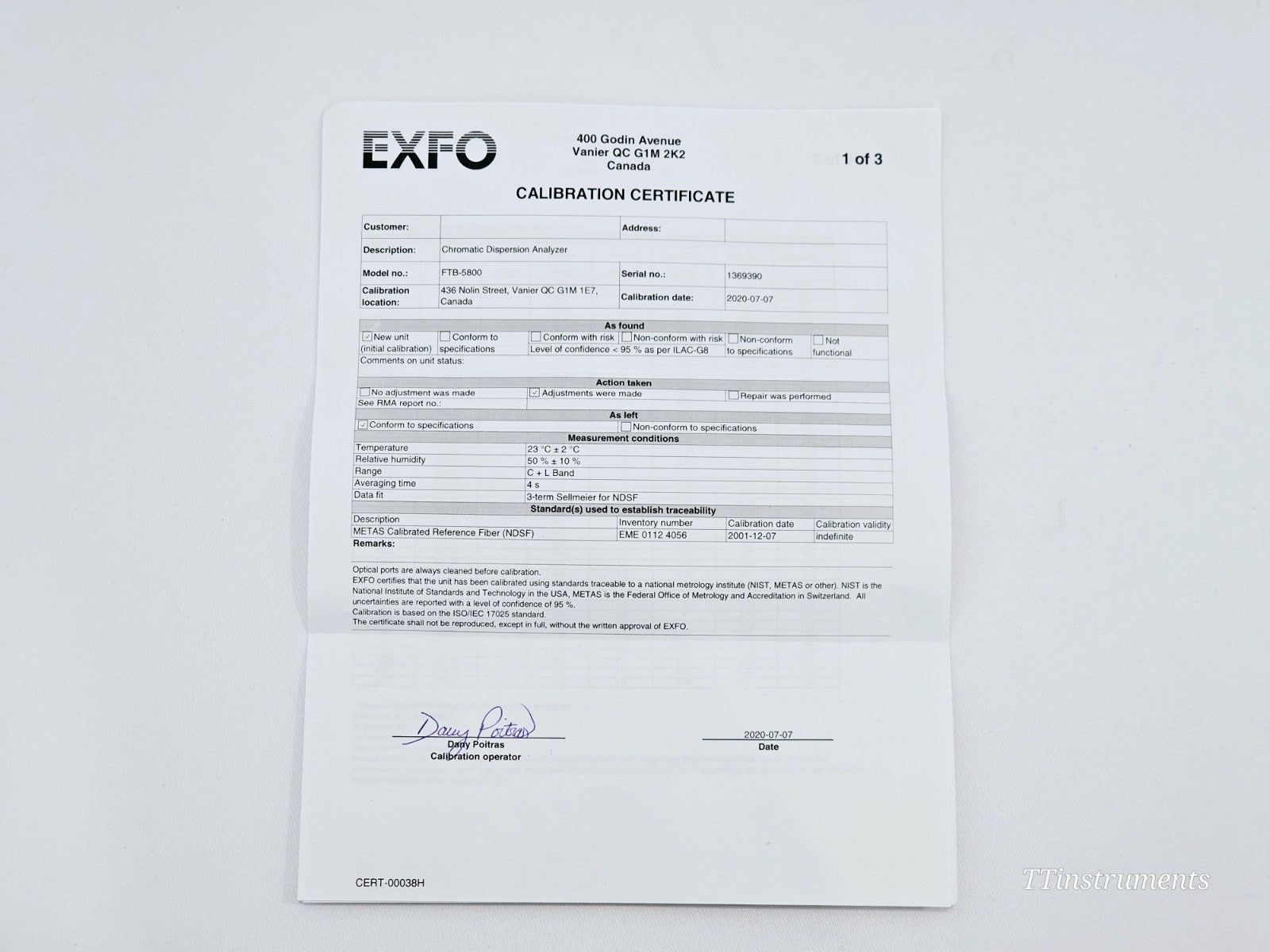 NEW EXFO FTB-500 with FTB-5800 CD & FTB-5500B PMD Analyzer + FLS-5834A Source