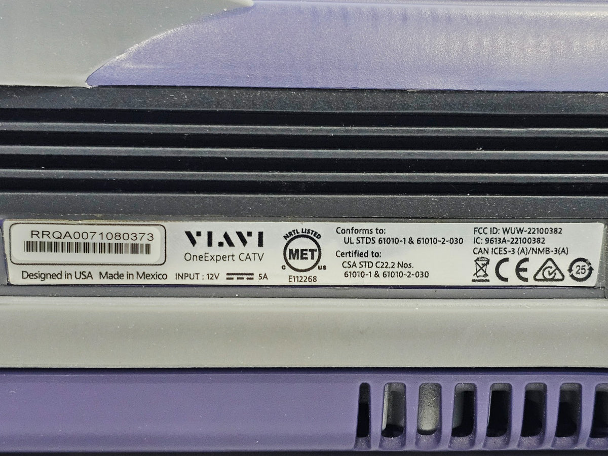 Viavi ONX-630 DSAM Meter DOCSIS 3.1 Loaded with Options ONX-CATV-D31-S-6520-12128