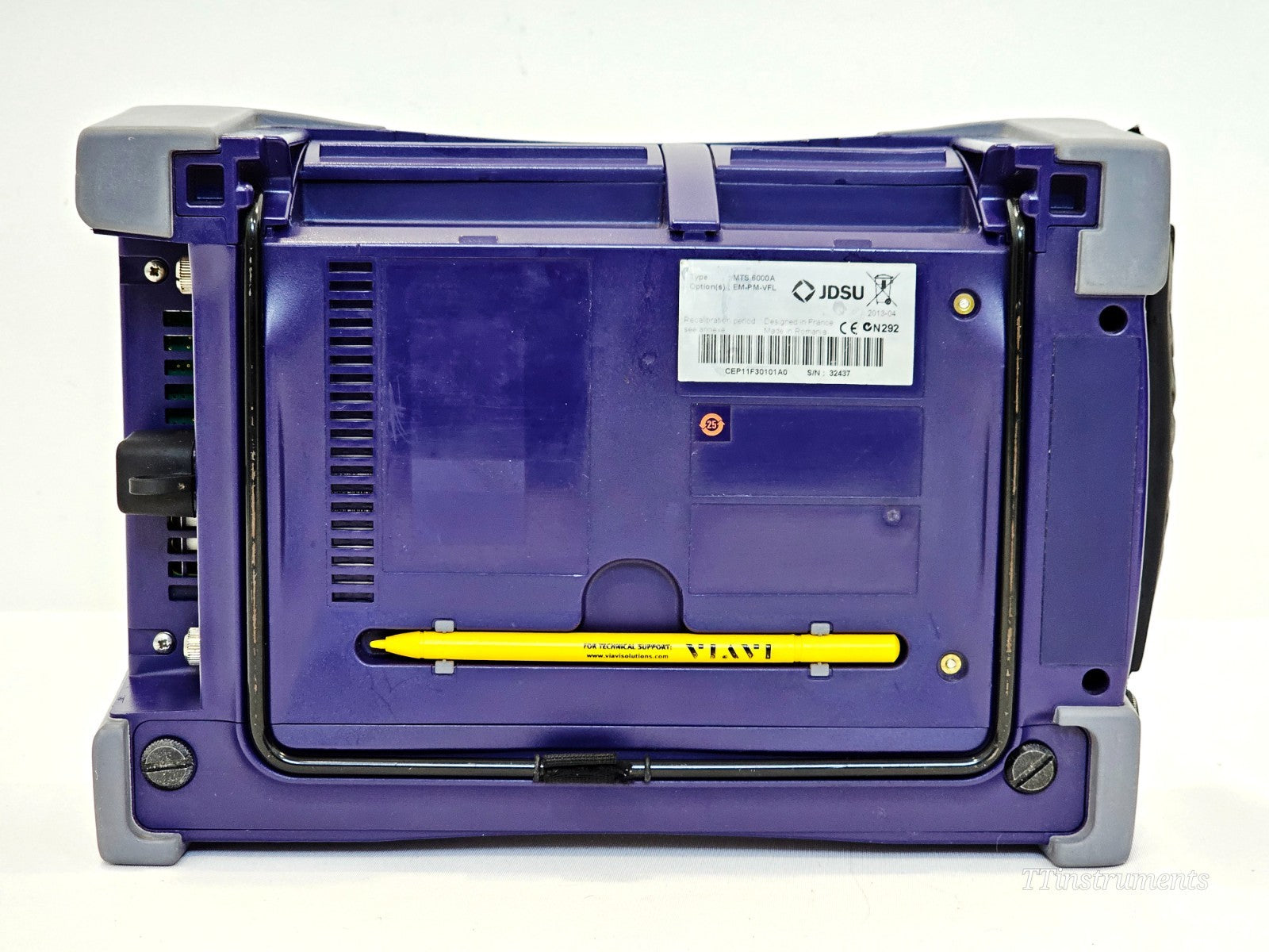 Viavi JDSU MTS 6000A with 81MRDISPAP CD PMD AP Dispersion Analyzer 1260-1640 nm4