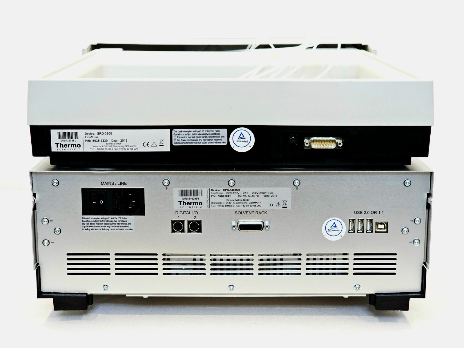 Thermo Scientific Dionex Ultimate 3000 Column + Autosampler + Pump +Solvent Rack