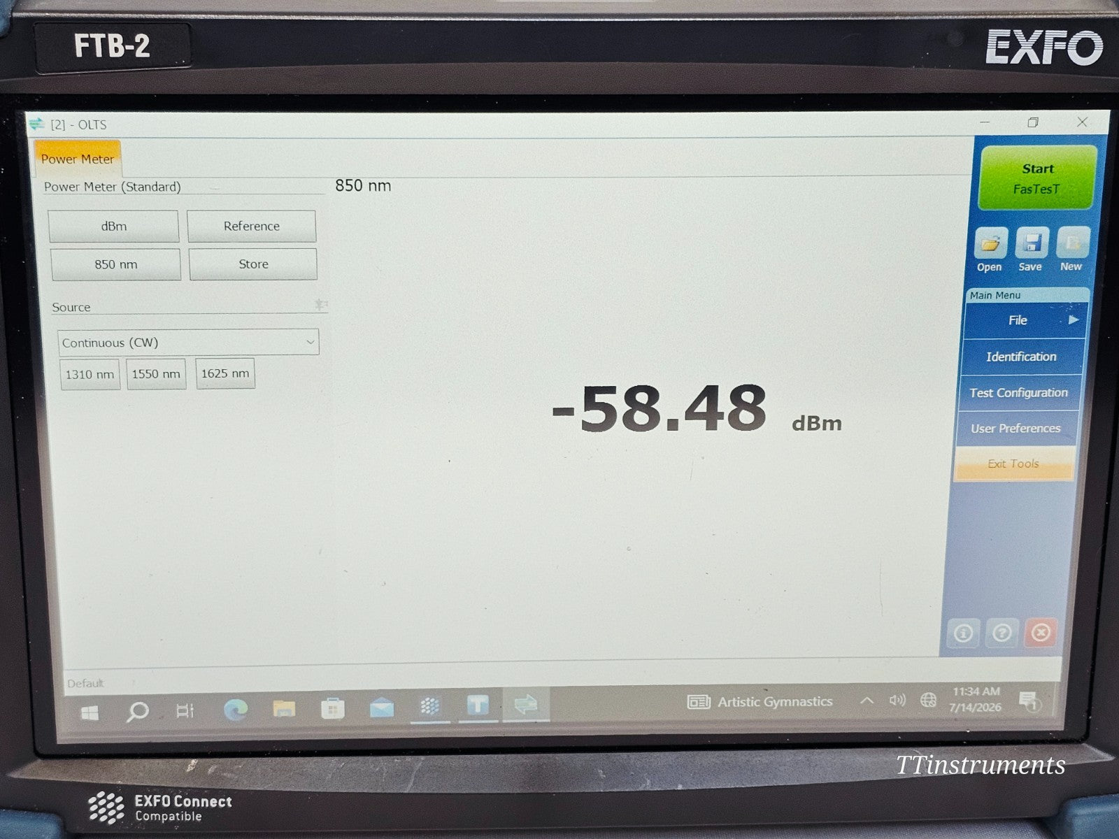 EXFO FTB-2 with FTBx-730C-SM3 OTDR/iOLM 1310/1550/1625nm + FTBx-945-SM3 OLTS23