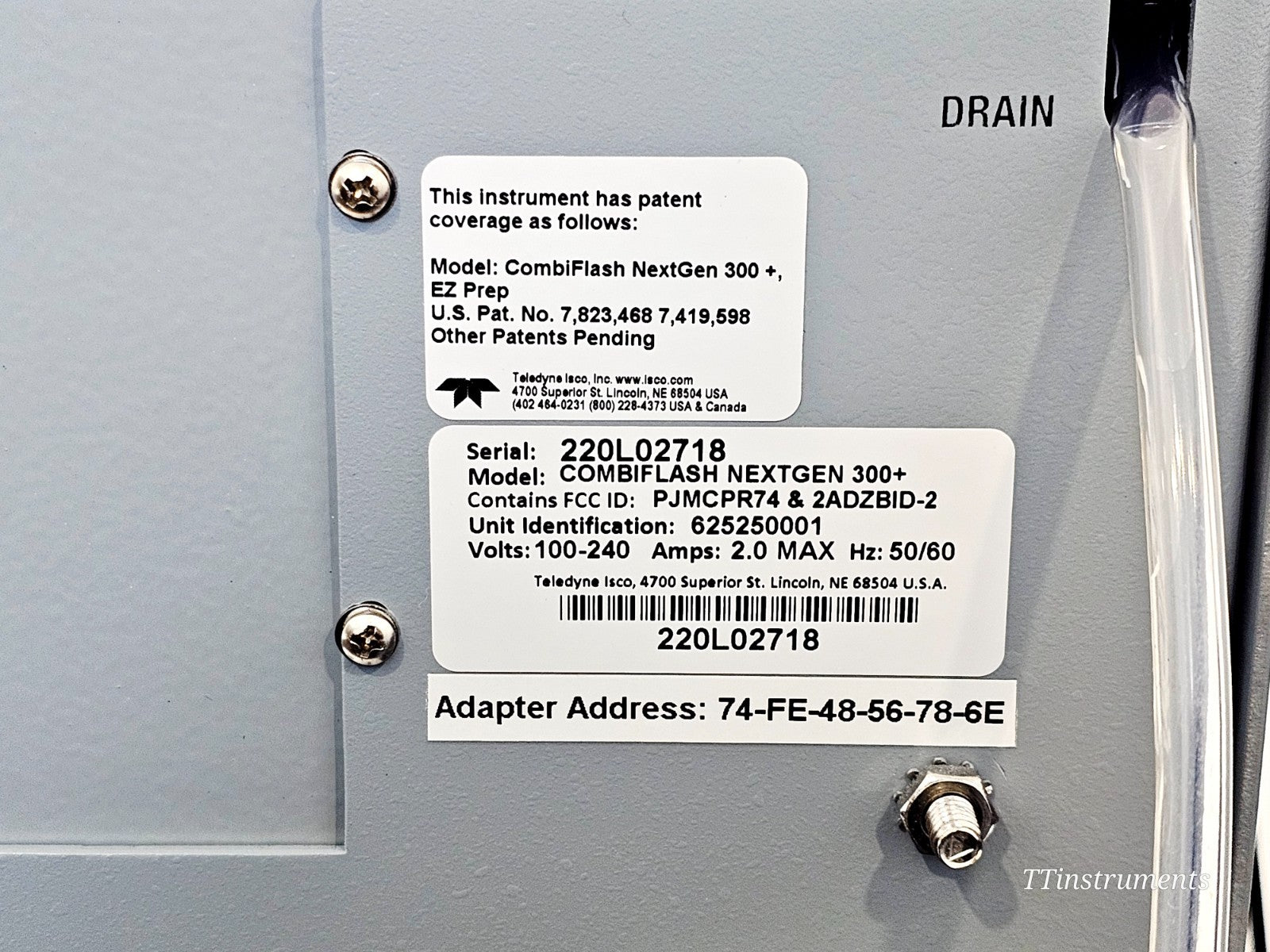 Serviced Teledyne ISCO CombiFlash NEXTGEN 300+ EZ Prep UV Chromatography System