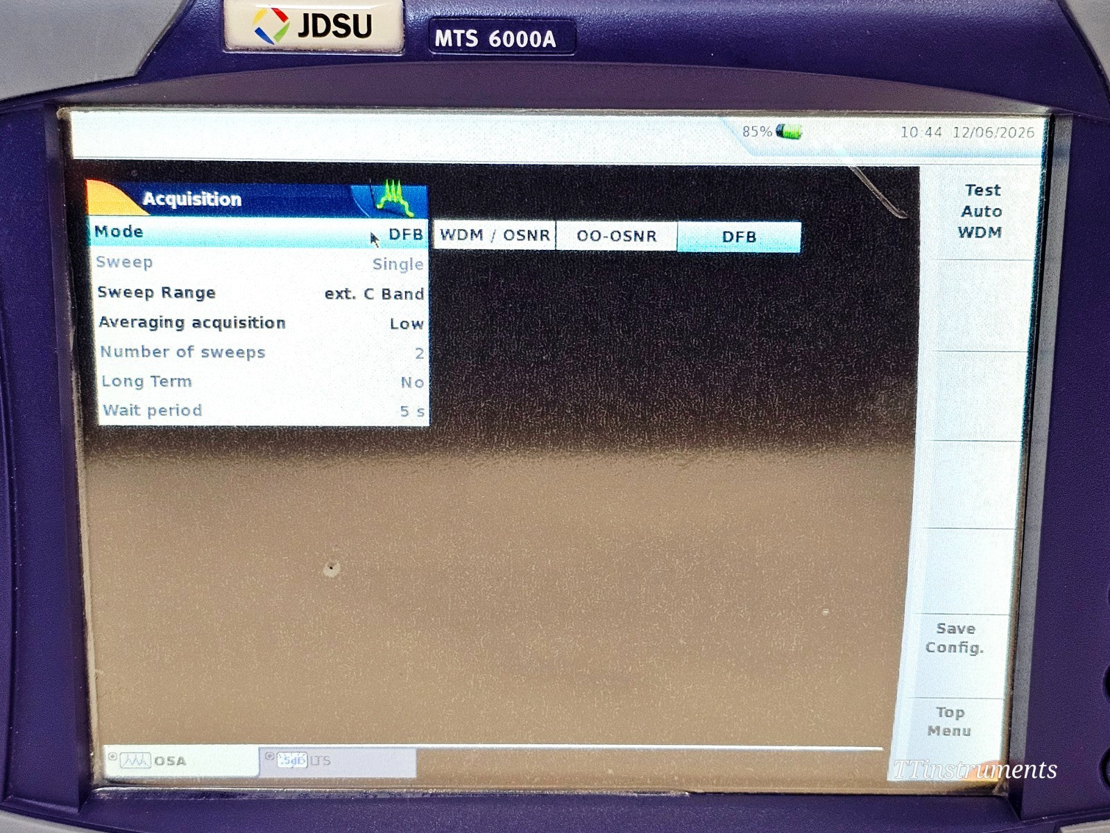 VIAVI JDSU OSA included accessories and cables