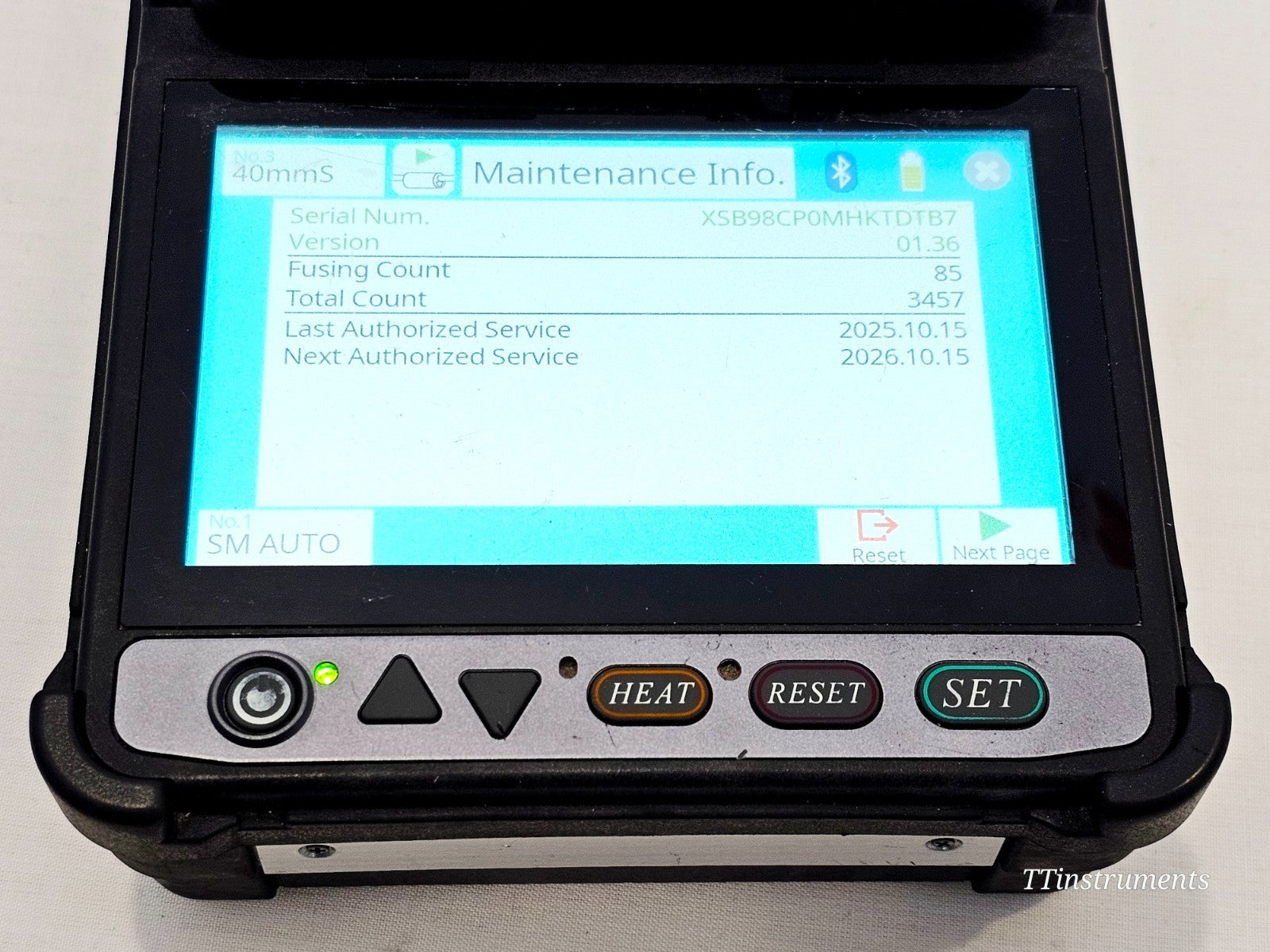 Serviced Fujikura 41S+ Active Cladding Fusion Splicer ARC 3457 NO Cleaver4