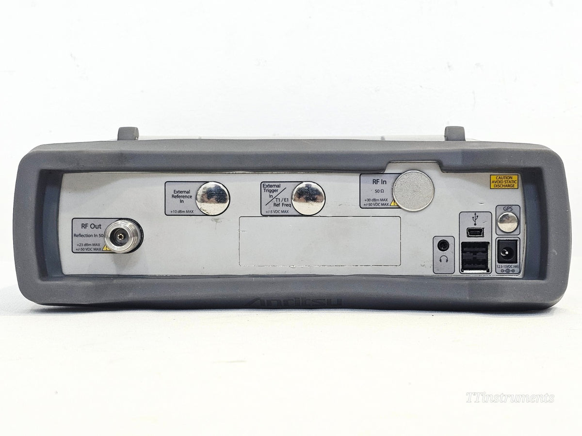 Anritsu S331E used site master analyser close-up of function keys and controls