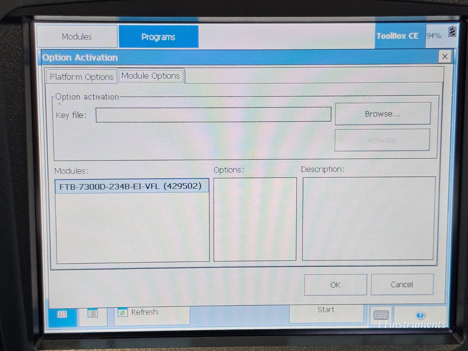 EXFO FTB-200 with FTB-7300D 1310/1550/1625 nm OTDR PC 38/37/35 dB FTB-7300D-234B
