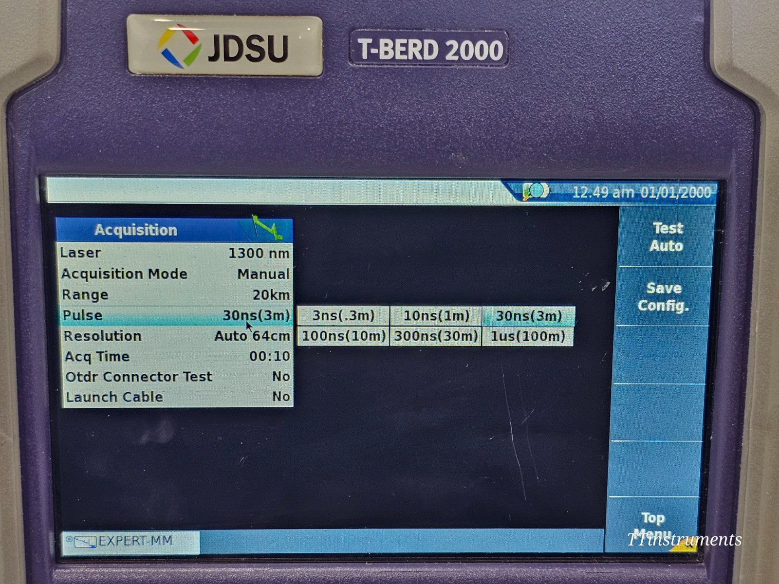 JDSU T-BERD 2000 + 4146 QUAD OTDR SM MM 850/1300 1310/1550 + P5000i Scope