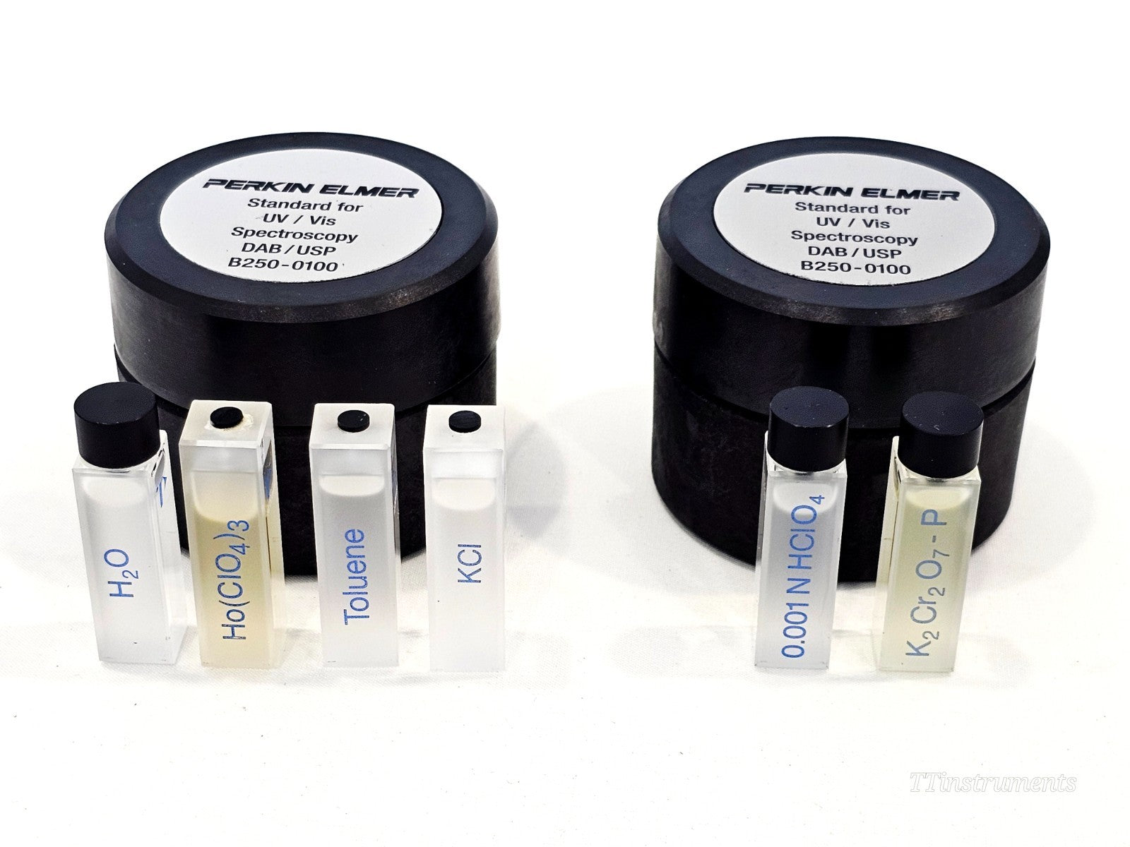 PerkinElmer B250-0100 spectrophotometer accessory side view showing construction detail