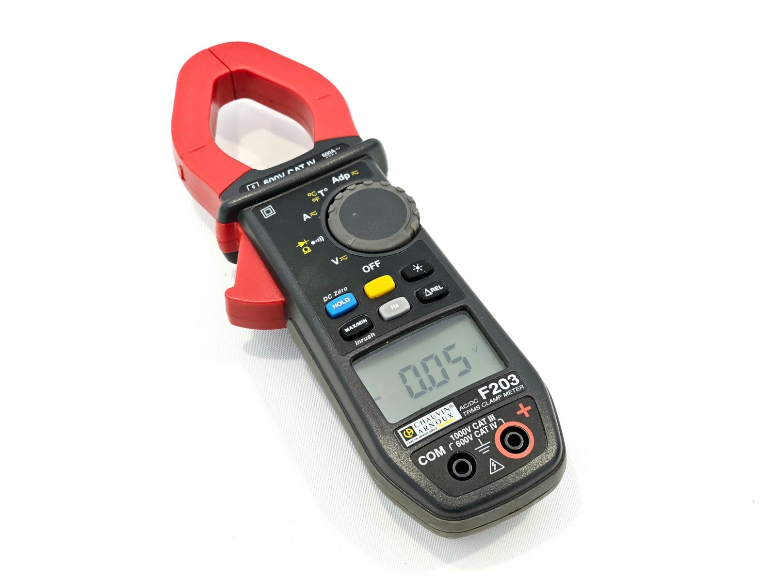 Chauvin Arnoux F203 TRMS AC/DC Clamp Meter with Leads