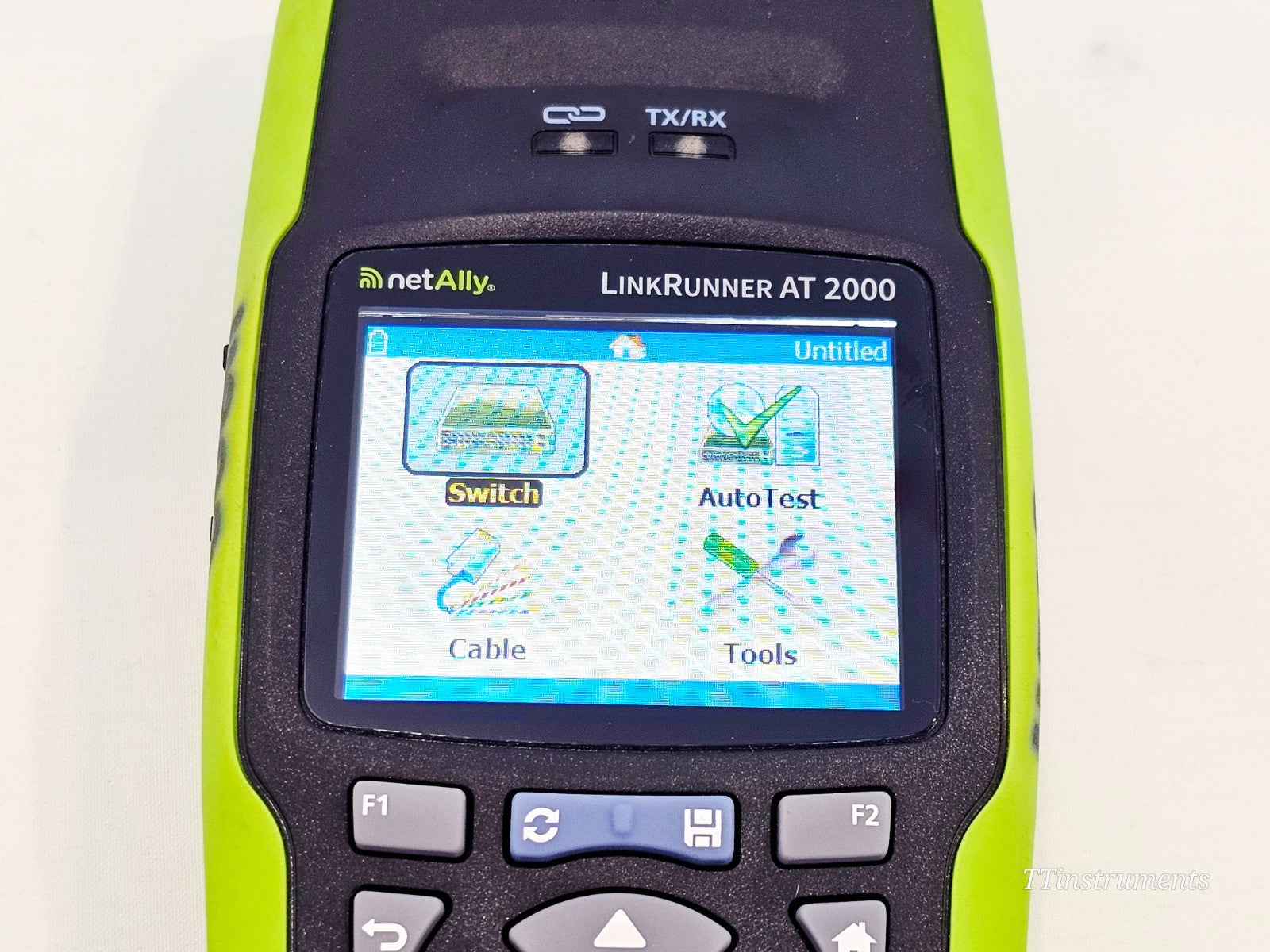 NetAlly LinkRunner accessories and included items with used network analyser