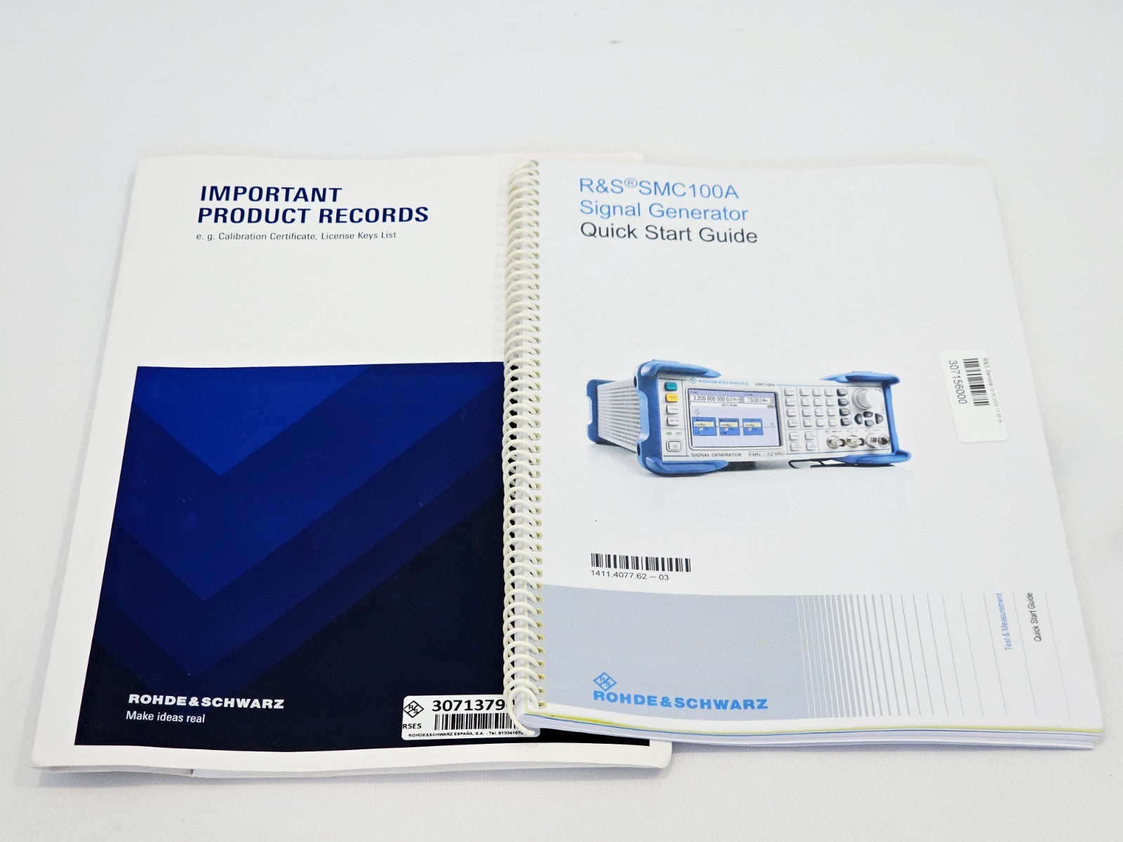 Rohde & Schwarz SMC100A 9 khz - 3.2 GHz Signal Generator SMC-B103 Option R&S SMC