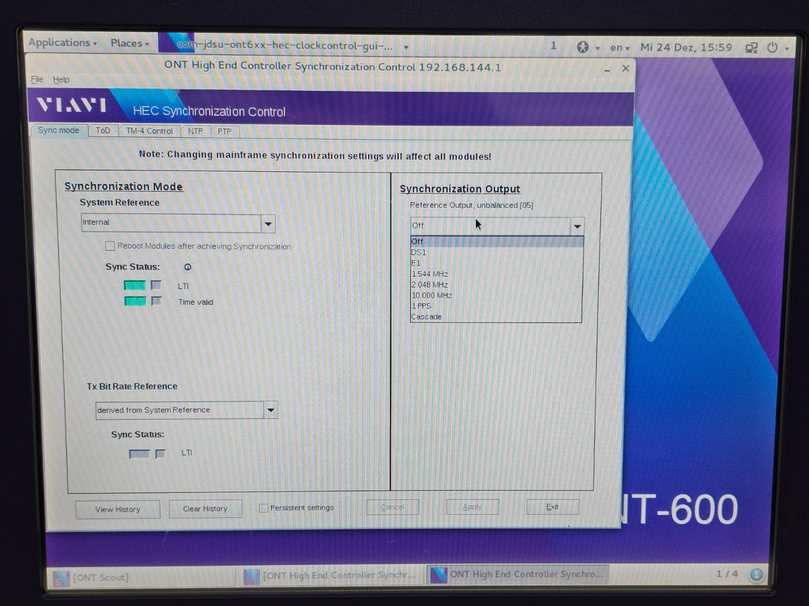 Viavi JDSU ONT-603 H/D 400G CFP8 Ethernet Tester ONT-600 3076/01 ONT-603D