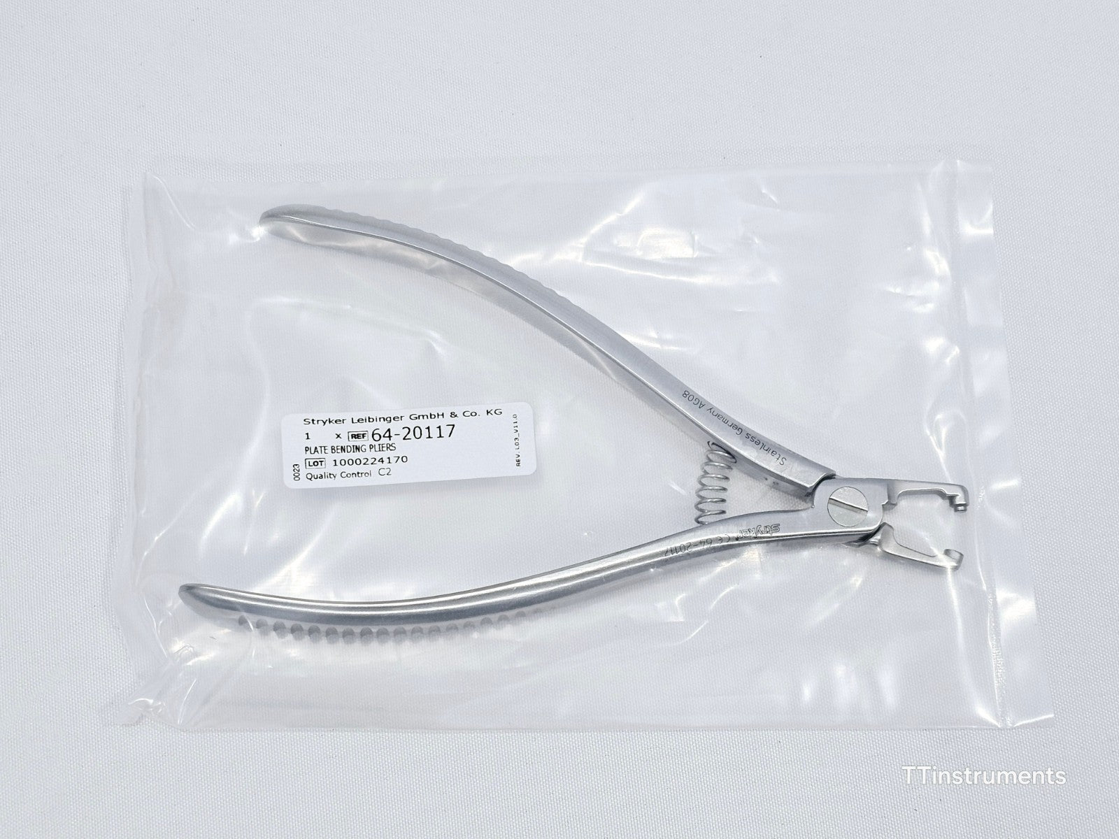 Stryker 64-20117 Distal Radius Plate Bending Pliers