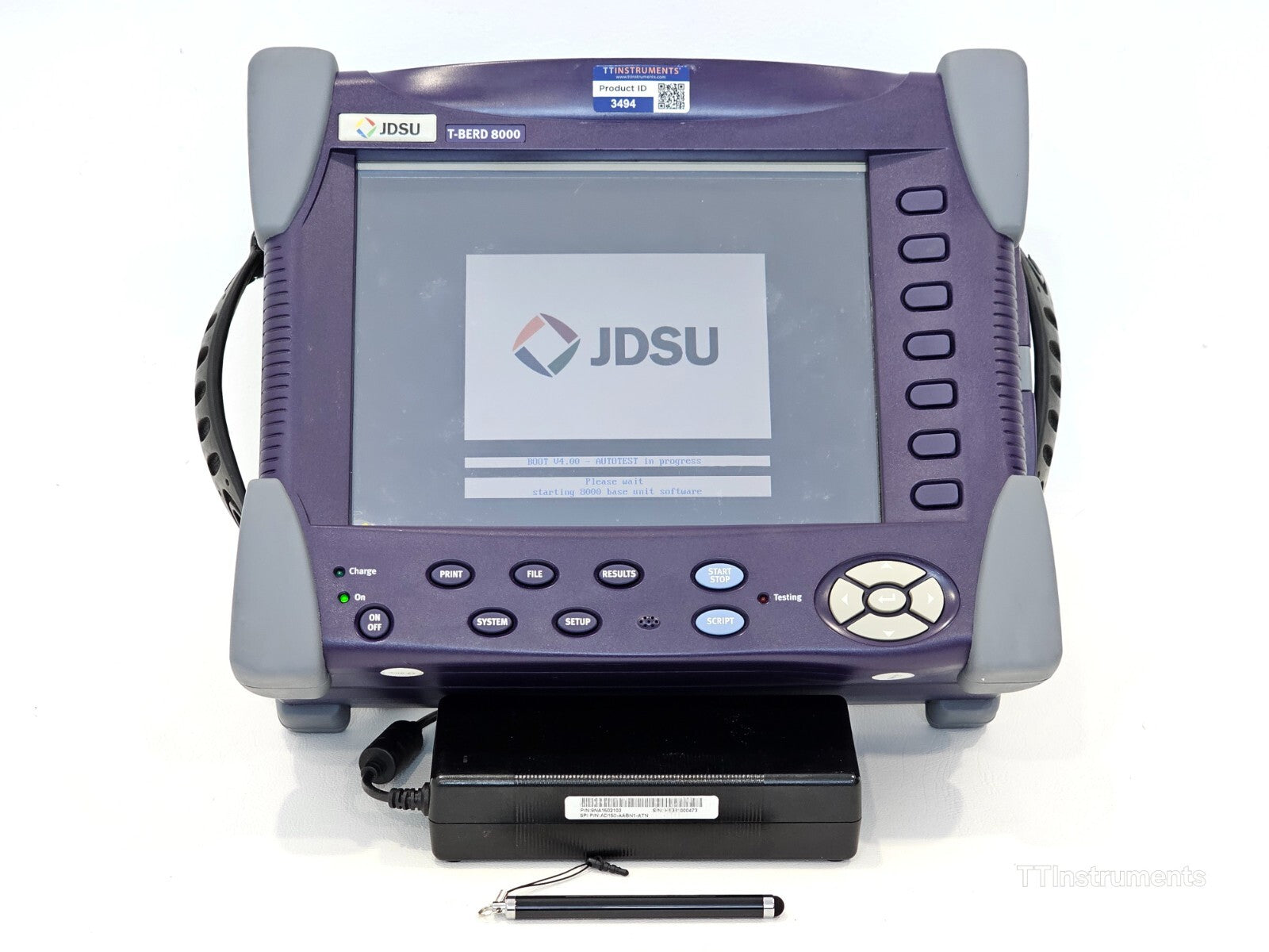 Calibrated Viavi JDSU T-BERD 8000 with CD PMD Analyzer 5083CD OTDR 81PMD