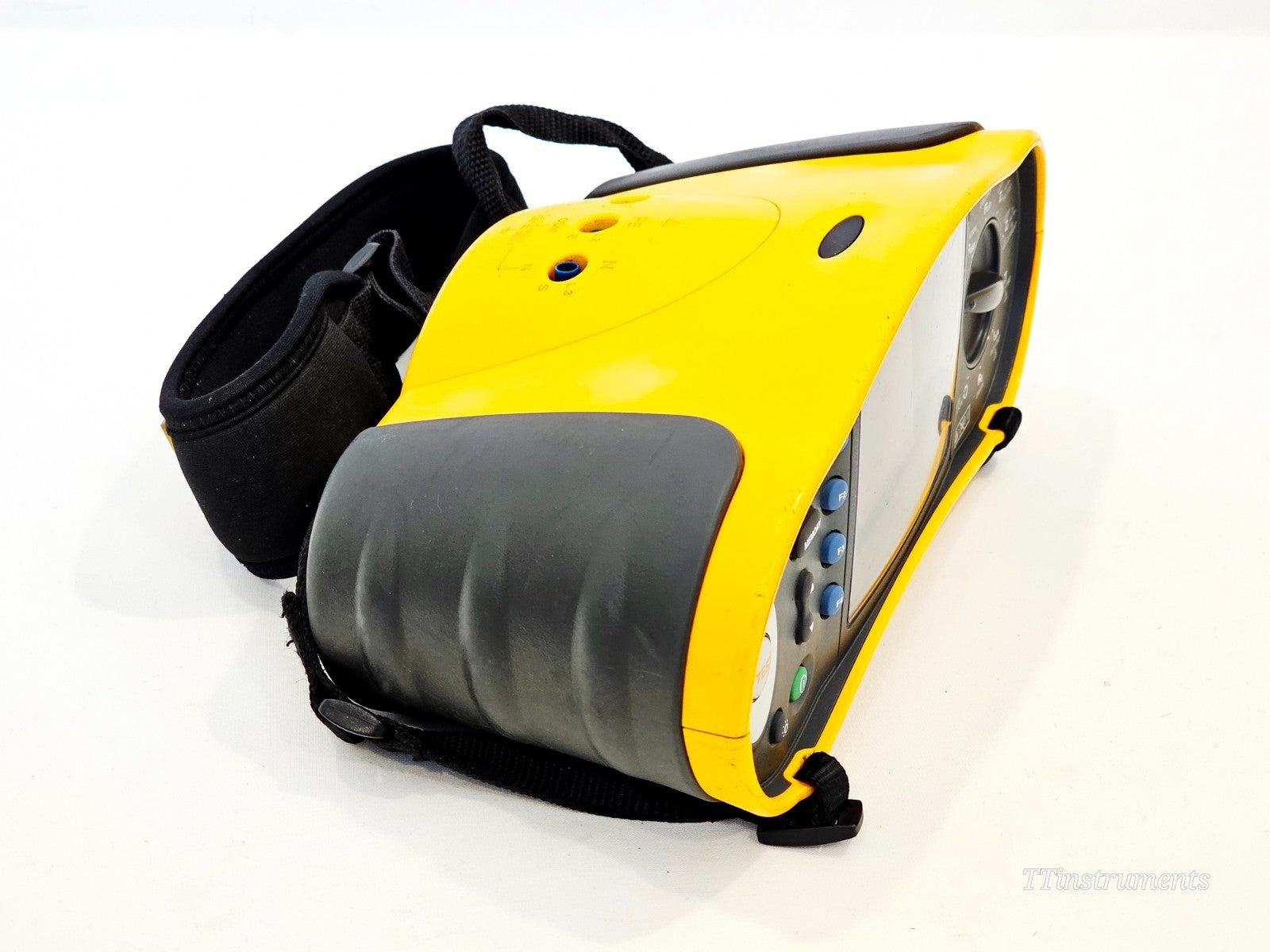 Fluke 1653B rear panel and battery compartment view