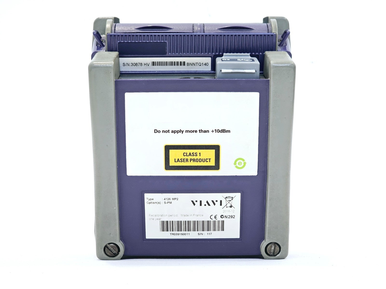 Viavi JDSU MTS 2000 PM/VFL + 4126 MP2 Metro PON 1310/1550 nm OTDR 46/45 dB SC-PC