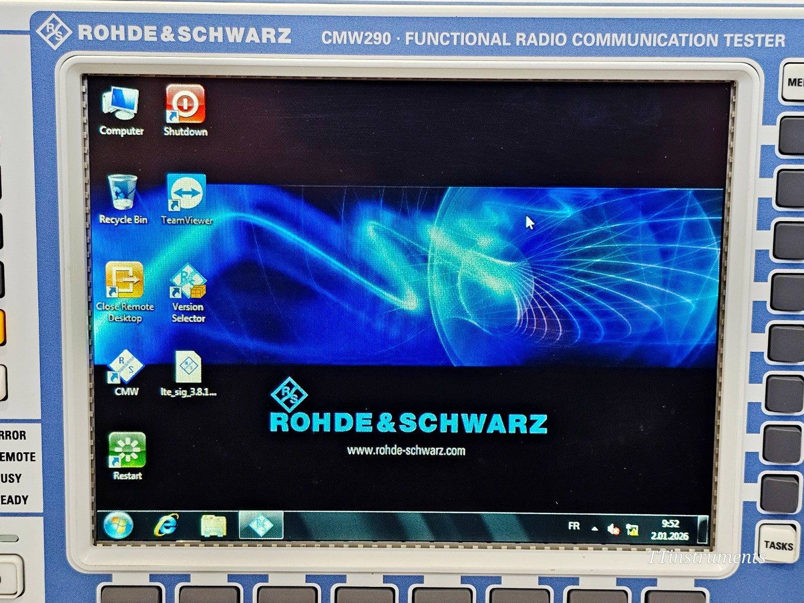 Rohde & Schwarz CMW290 Radio Communication Tester 1201.0002K29 RF Test Signal +