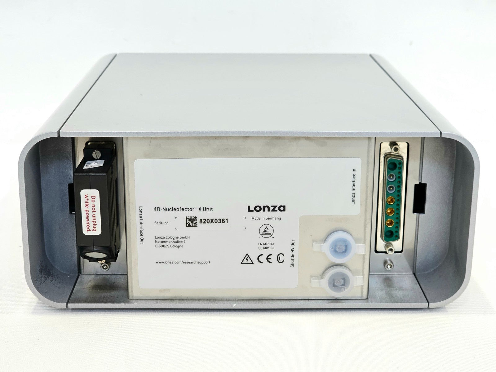 Lonza 4D Nucleofector X Unit