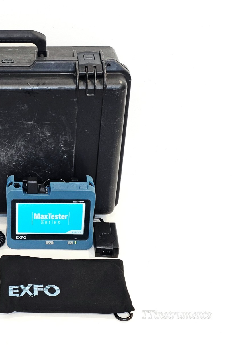 EXFO MAX-730C-SM2-EA used single-mode fiber optic OTDR test set front view