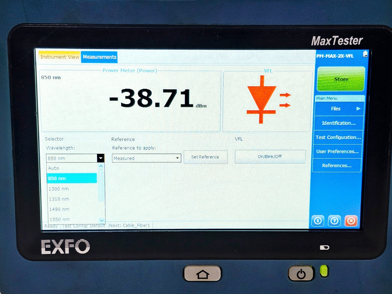 EXFO CALIBRATED MAX-730C-SM8 MaxTester PON/Metro OTDR 1310/1550/1650nm iOLM13