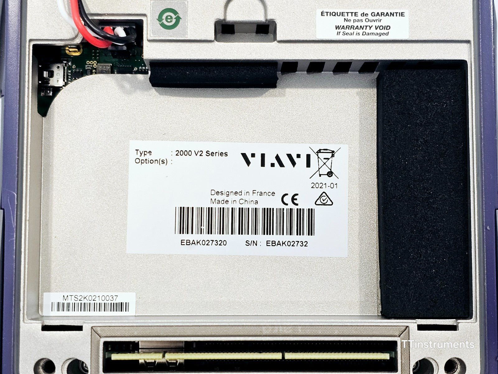 Viavi JDSU MTS 2000 V2 with 4138 FMA365 1310 1550 + 1650nm Live SM OTDR APC