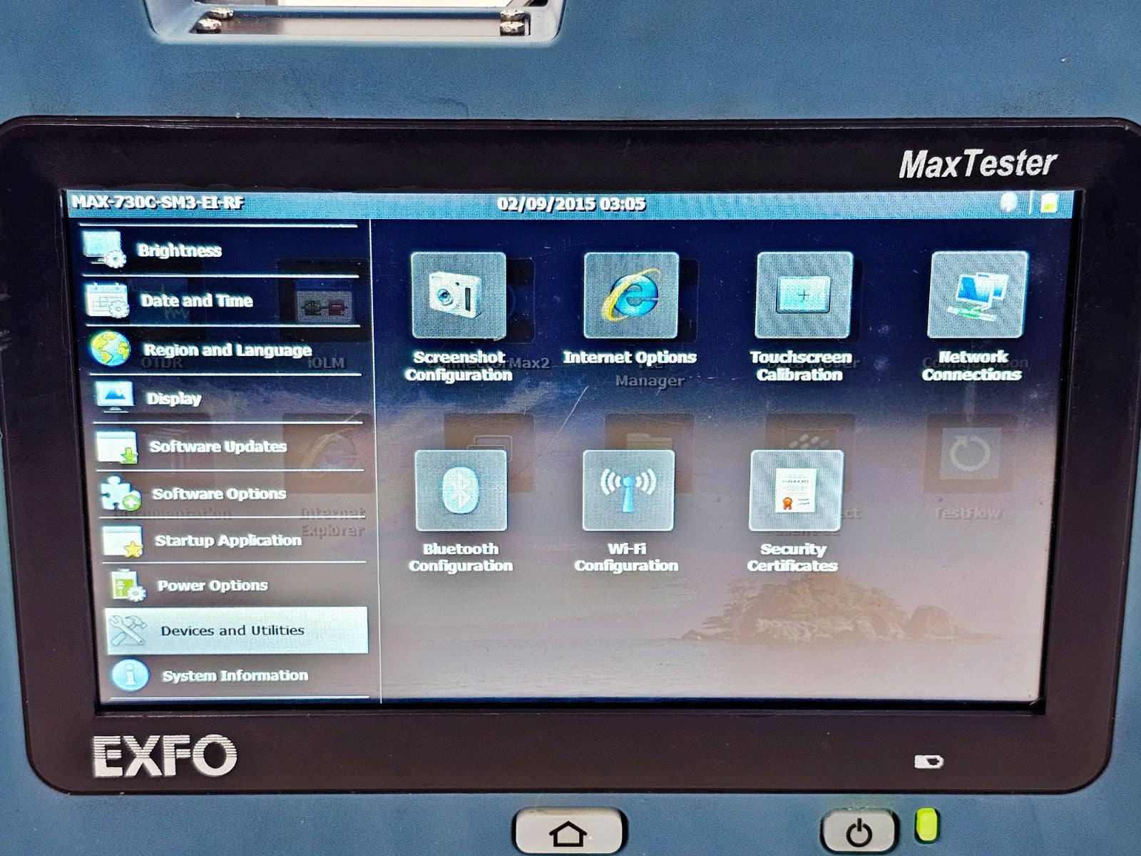 Calibrated EXFO MAX-730C-SM3 MaxTester PON/Metro OTDR 1310/1550/1625nm 730C SM316