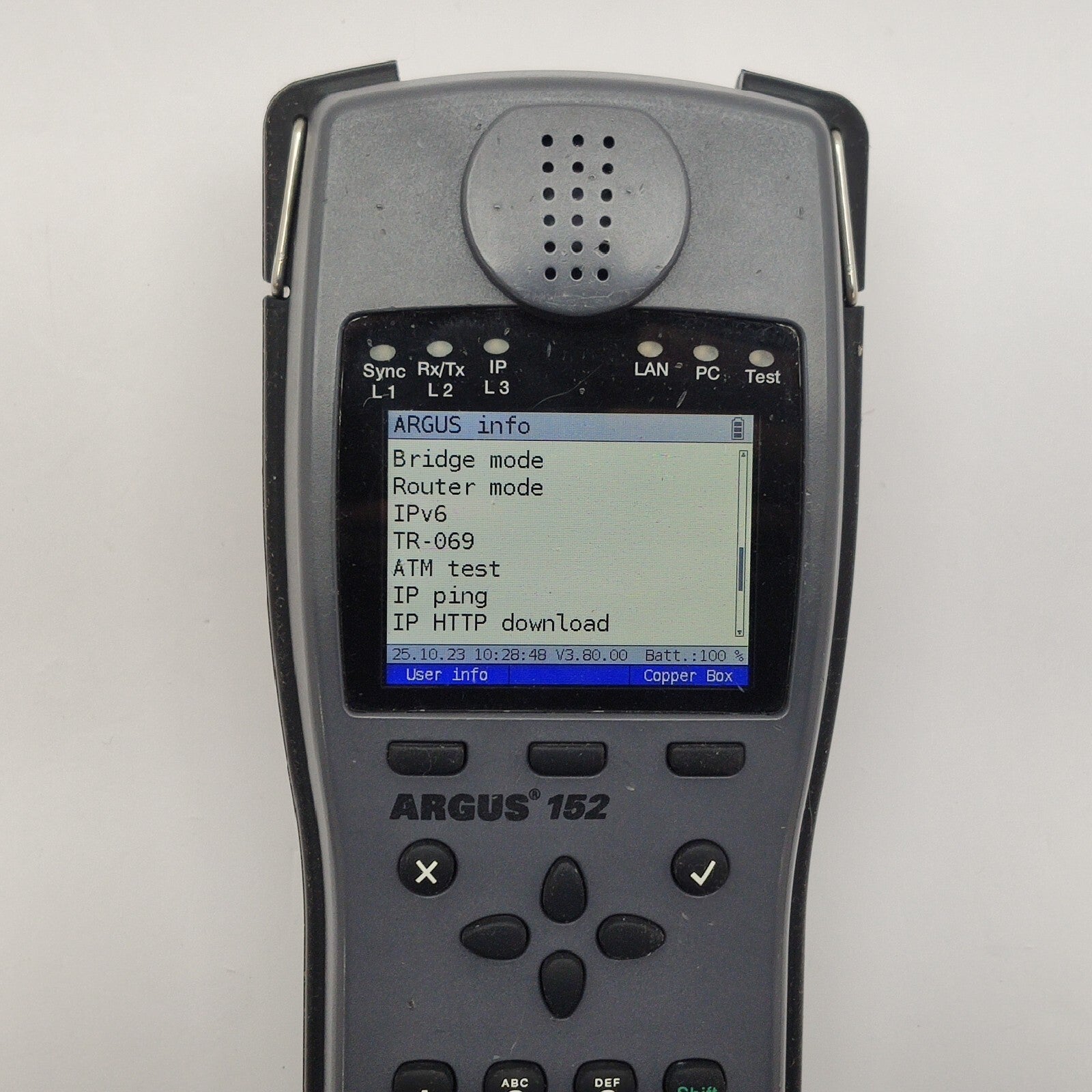 Intec Argus 152 ADSL Annex B&J VDSL ISDN POTS Ethernet Bridge Tester w/ Options