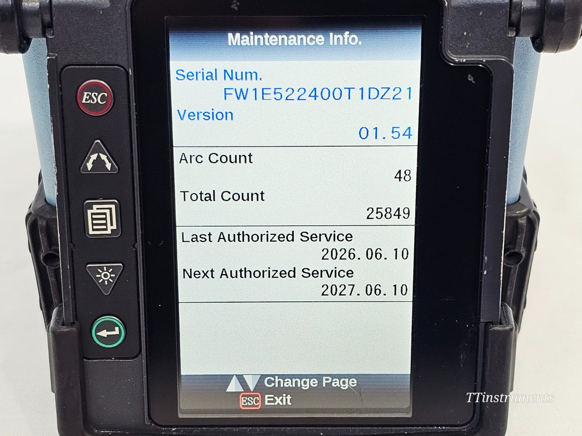 Serviced Fujikura FSM-70S Core Alignment Splicer with CT-30 Cleaver ARC 258494