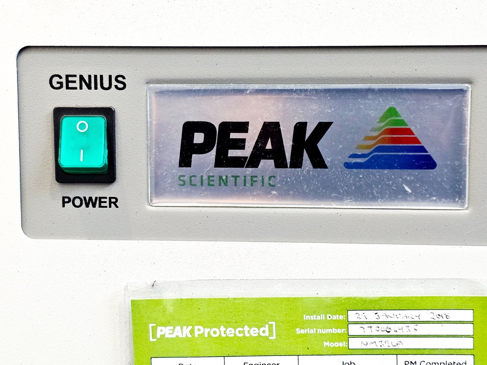 Peak Scientific Instruments Genius NM32LA Nitrogen Generator MFD 2018