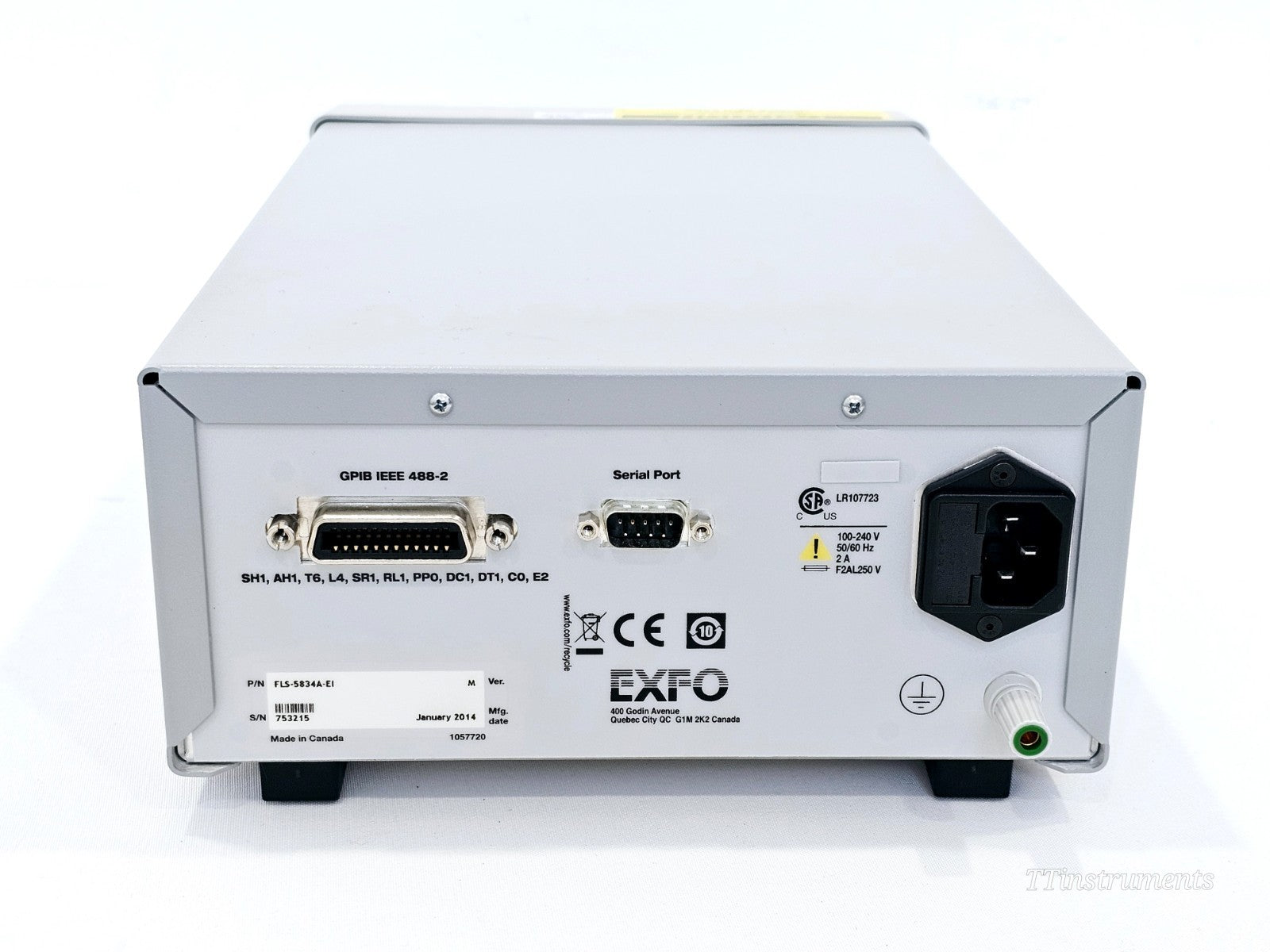 EXFO FTB-500 with FTB-5800 CD & FTB-5500B PMD Analyzer + FLS-5834A Light Source