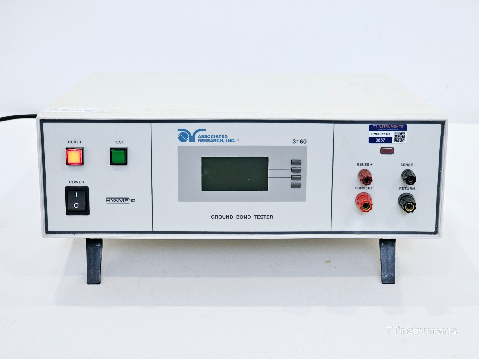 Associated Research HYAMP III 3160 Ground Bond Tester 60A