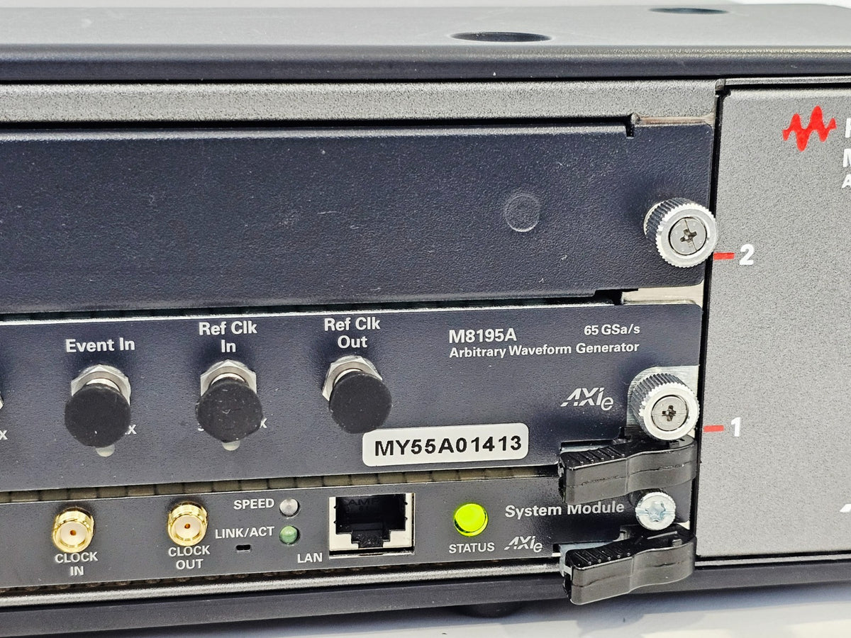 Keysight M9502A with M8195A Arbitrary Waveform Generator 65 GSa/s 4-channel12