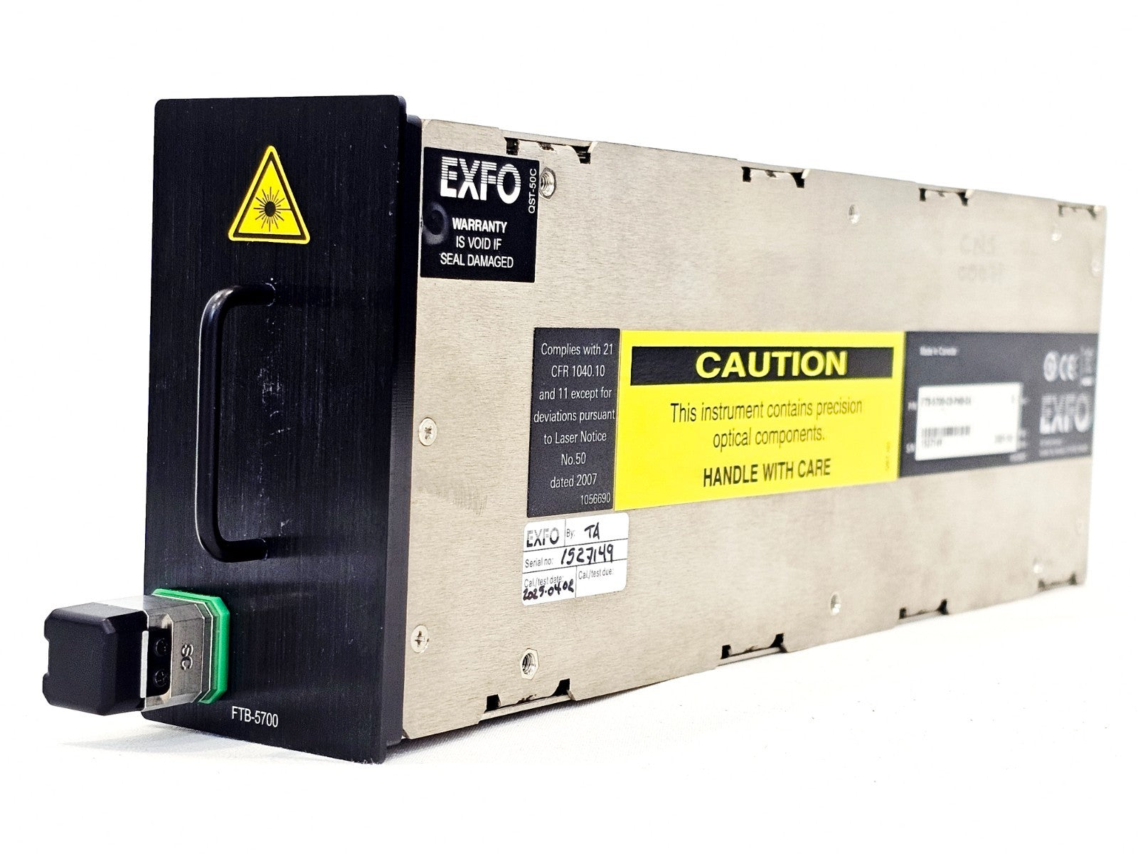 EXFO FTB-5700-CD-PMD-EA used chromatic dispersion PMD analyser fiber test module