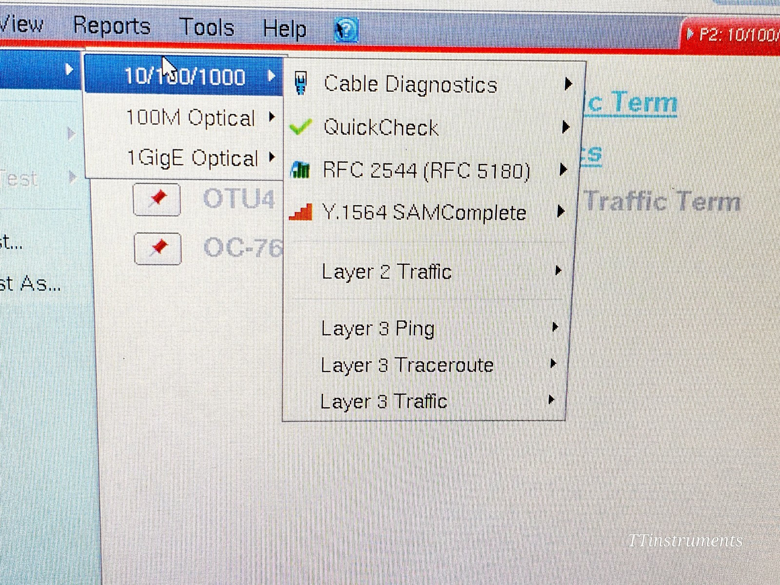 Viavi JDSU MTS 6000A V2 with BERT CSAM CC100 1G Ethernet Module CSAM1