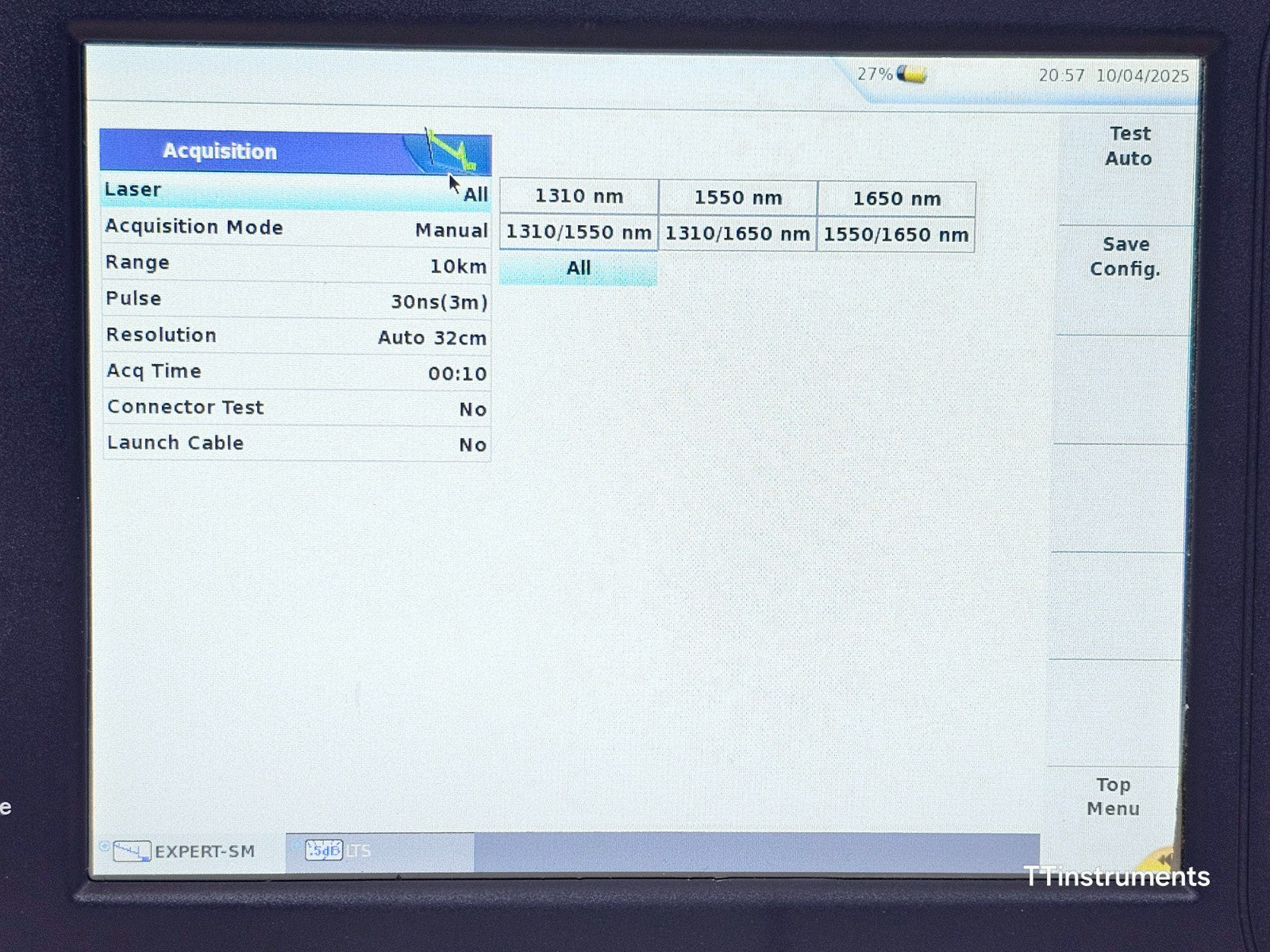Viavi JDSU 6000A V2 Mainframe with 8138C-65 1310/1550/F1650 OTDR 47.5 dB 8138C65