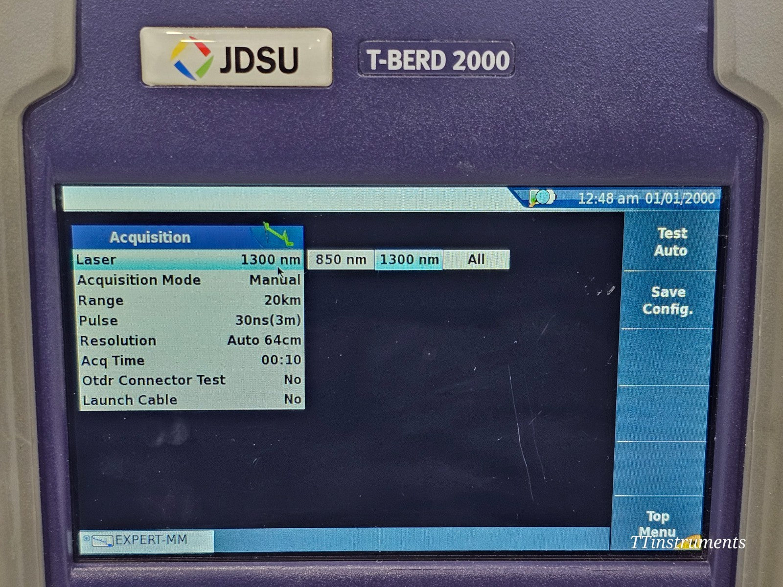 JDSU T-BERD 2000 + 4146 QUAD OTDR SM MM 850/1300 1310/1550 + P5000i Scope