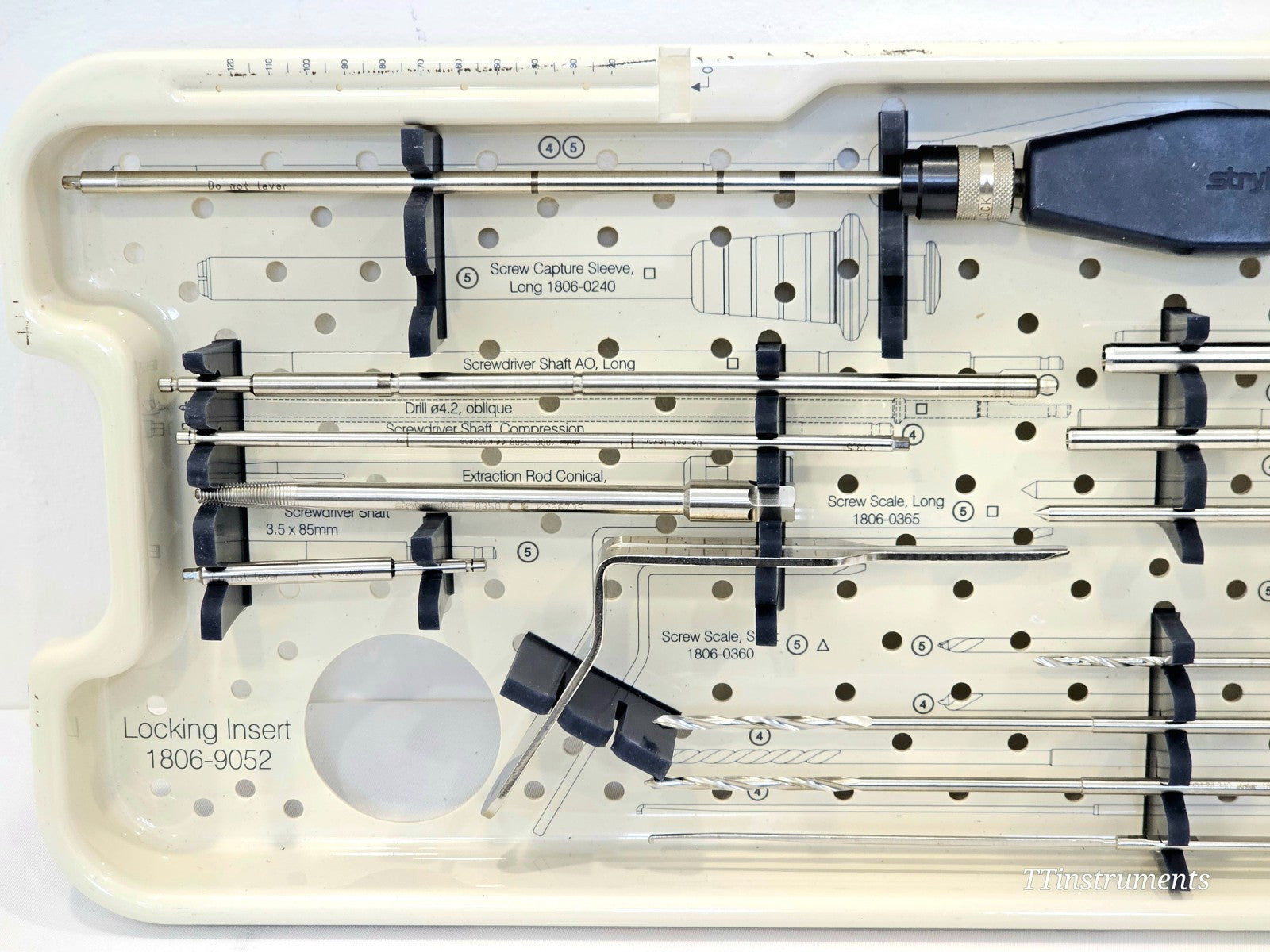 Stryker Instrument Set For T2 Basic Long Incomplete #2