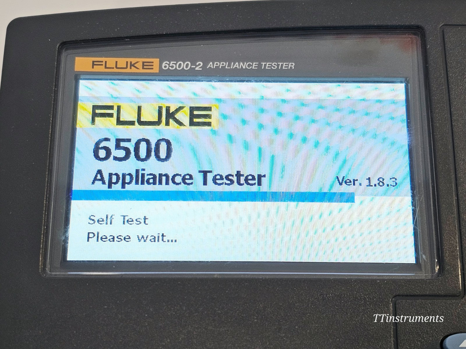 Fluke 6500-2 used PAT tester cosmetic condition close-up view