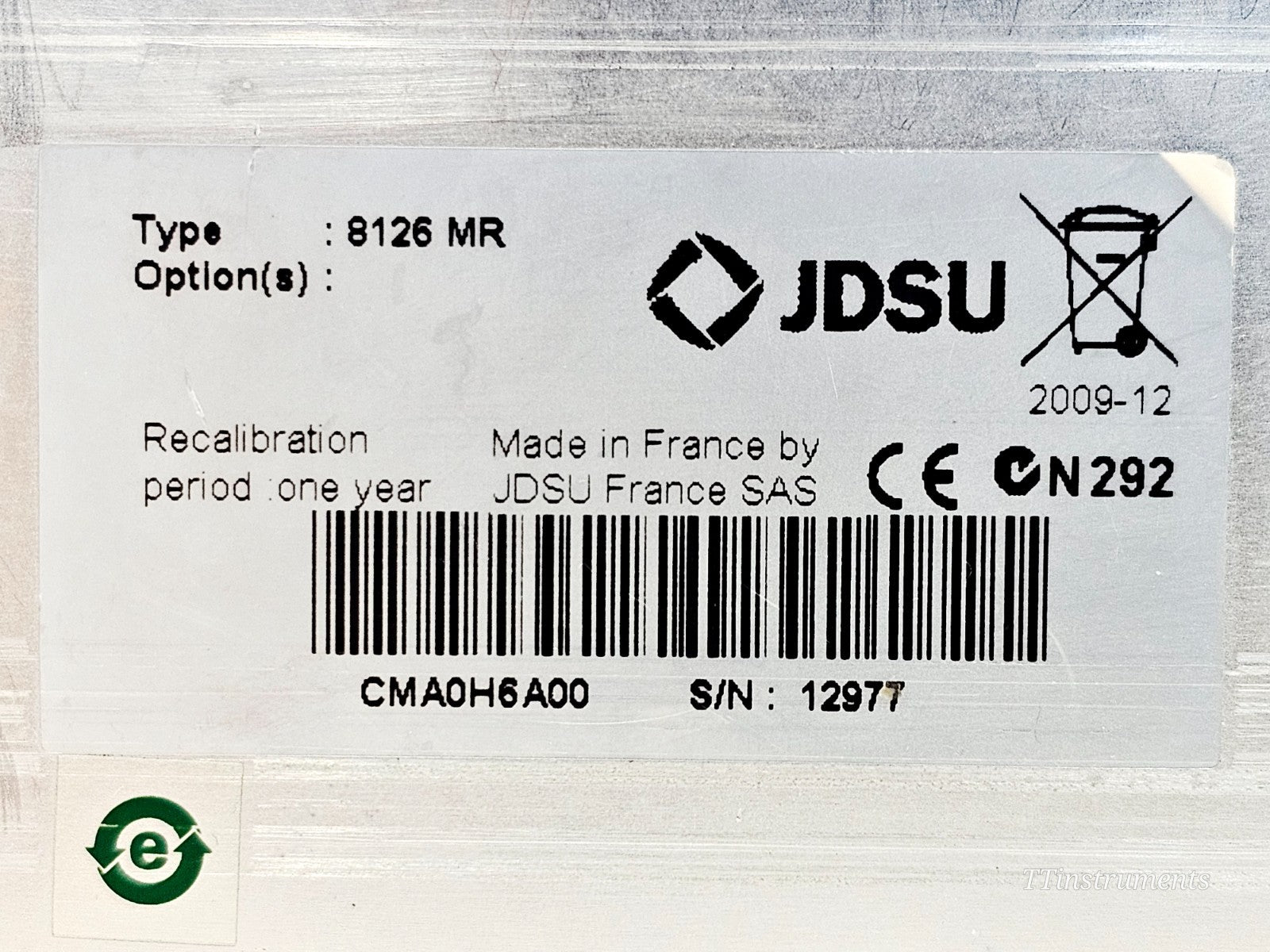 Viavi JDSU 8126 MR OTDR Module 1310/1550 nm E8126MR Medium Range for MTS 6000
