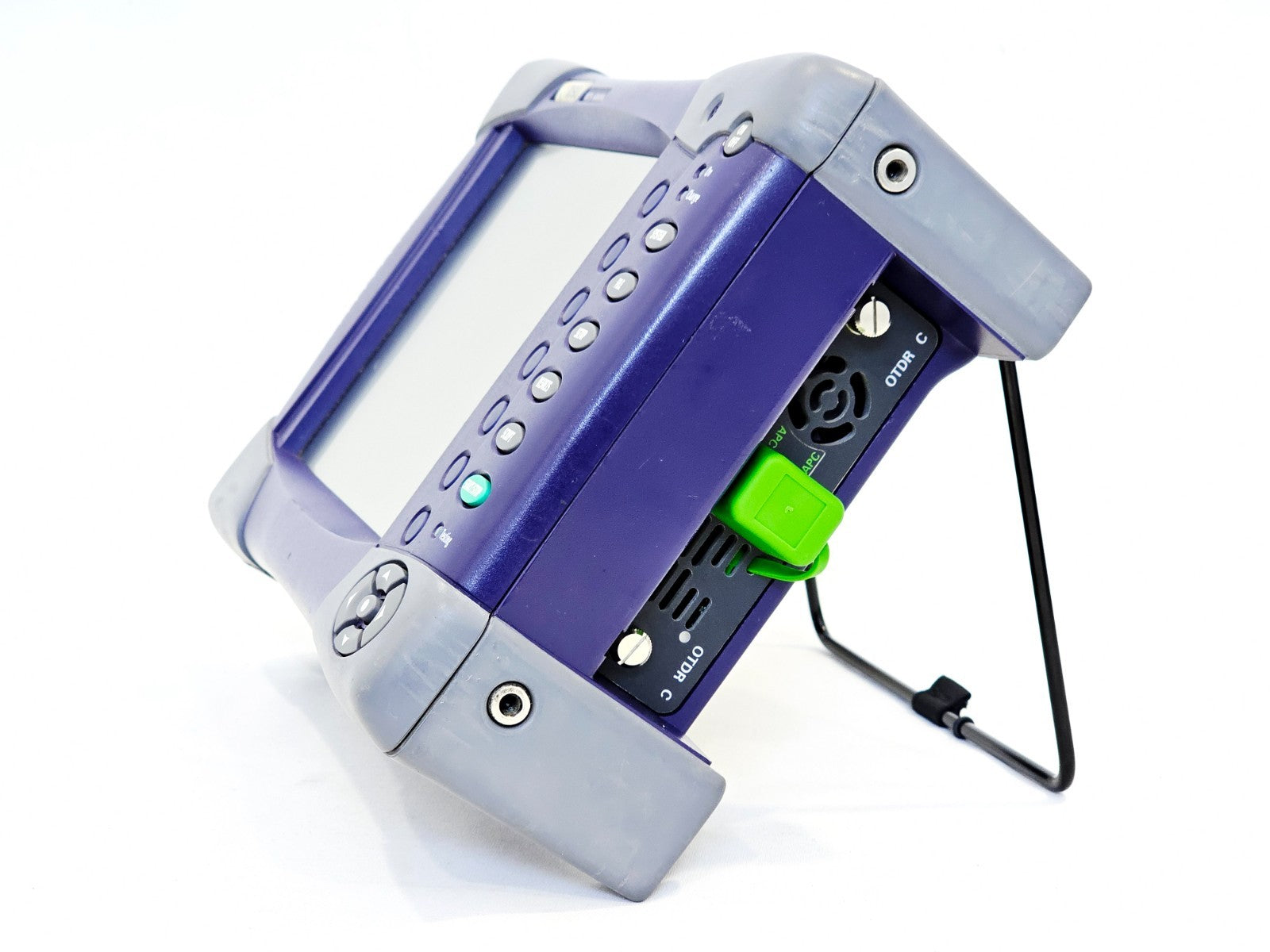 VIAVI MTS OTDR side profile showing port connections and housing