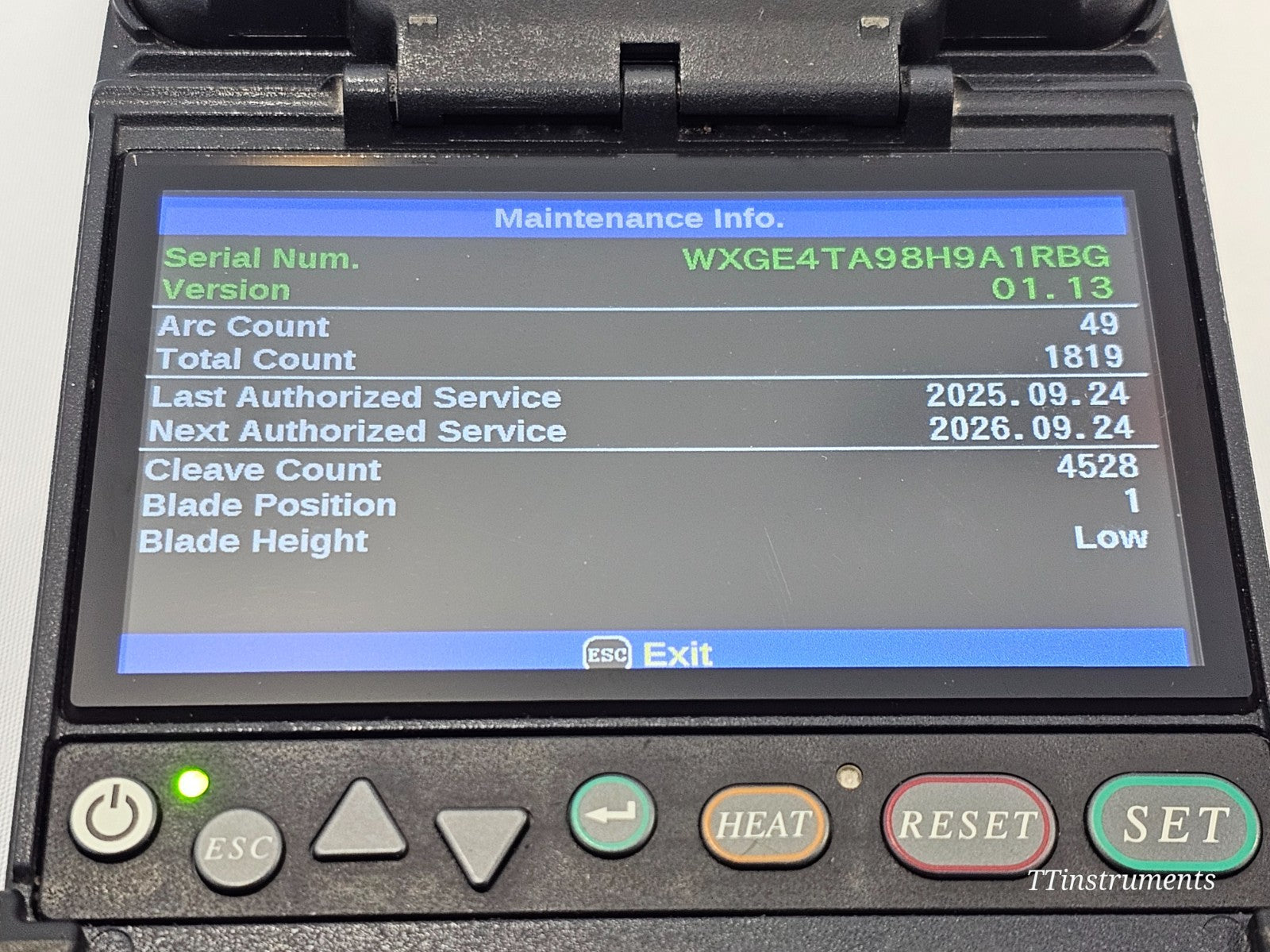 Serviced Fujikura 22S SM MM Fiber Fusion Splicer CT-50 Cleaver ARC 1819 FSM 22S